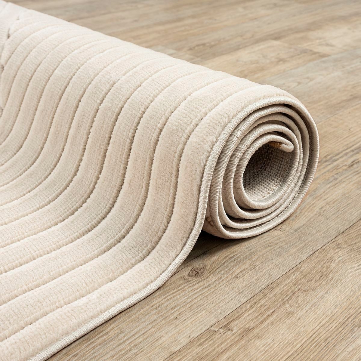 The carpet Vloerkleed Parma moderne woonkamer tapijt geschikt voor buiten, dichte pool