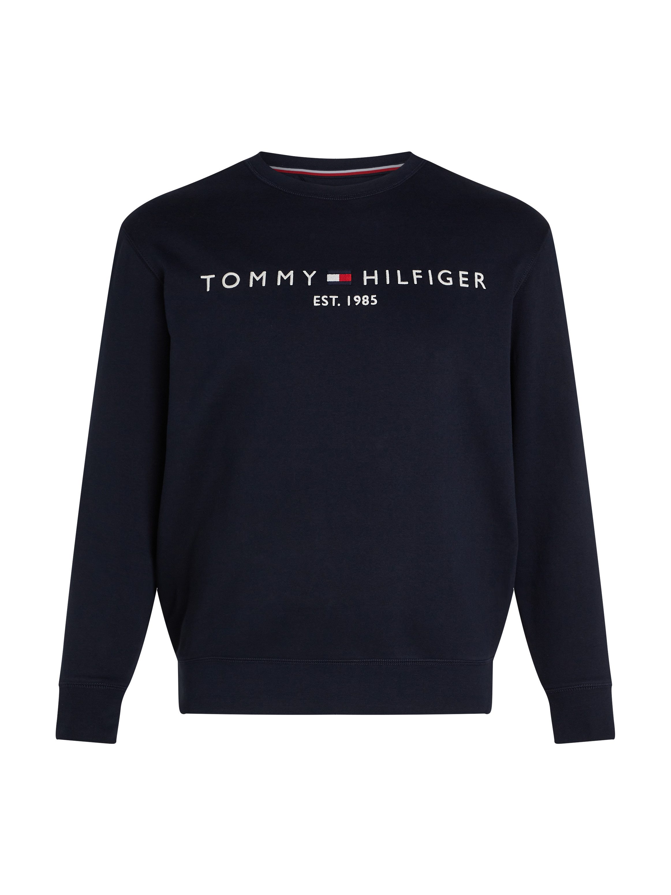 Tommy Hilfiger Sweatshirt BT-TOMMY LOGO SWEATSHIRT-B in grote maten, met logoprint