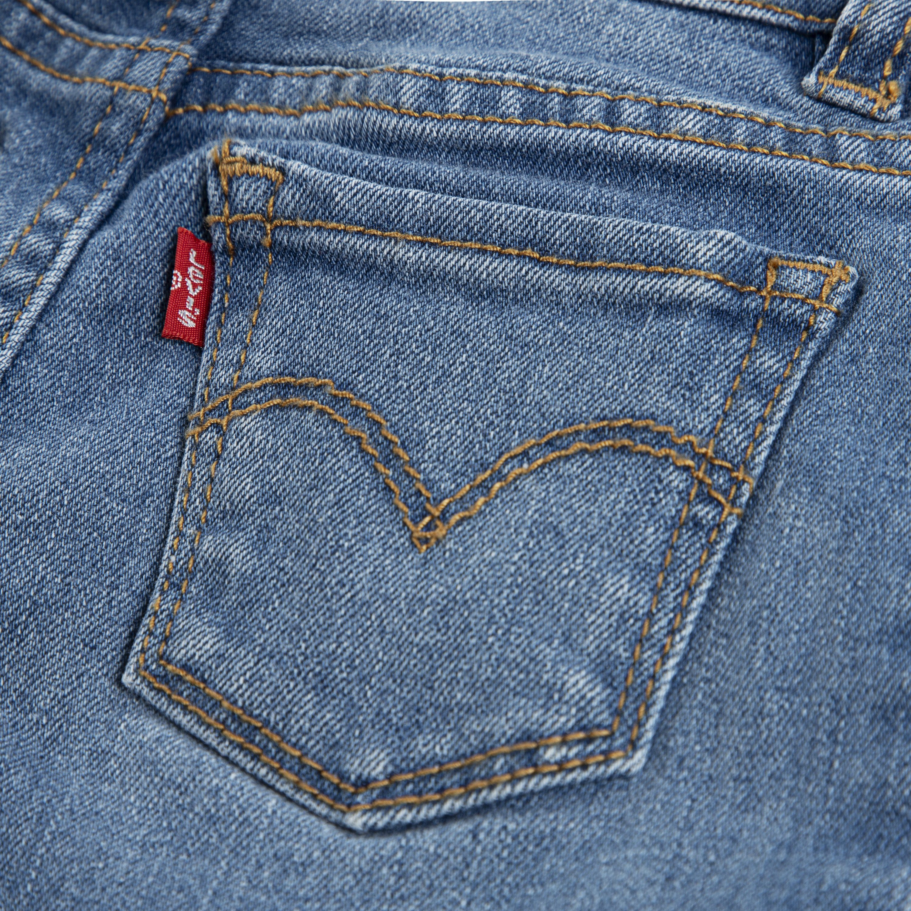 Levi's Kidswear Shirt met lange mouwen en broek LVG CROCHET LEVI'S TOP,JEANS (set, 2-delig)