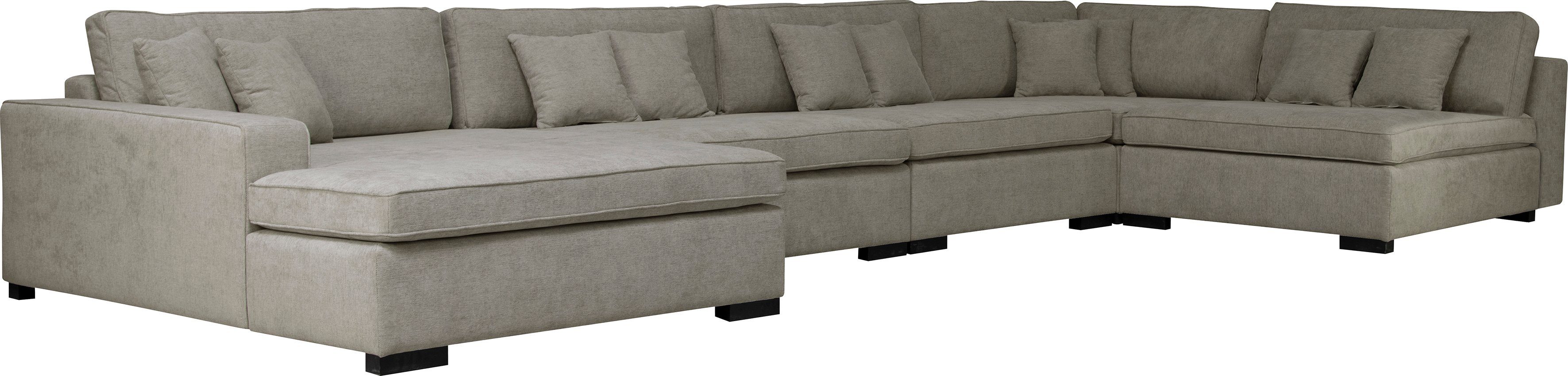 Guido Maria Kretschmer Home&Living Zithoek Skara U-vorm Loungebank met binnenveringsinterieur, in vele overtrekkwaliteiten