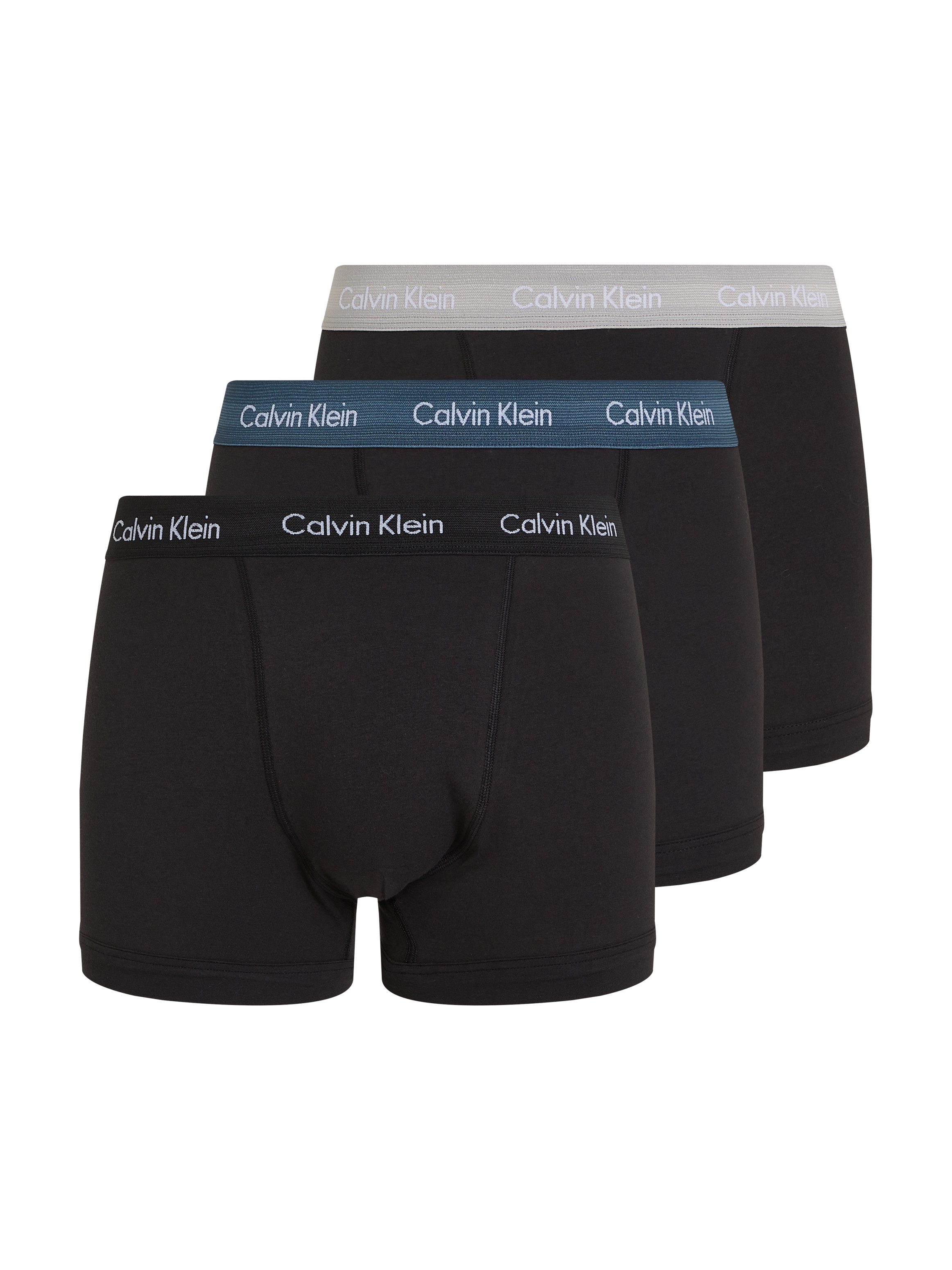 Calvin Klein Trunk 3PK met calvin klein logo-elastische tailleband (3 stuks) (3 stuks)