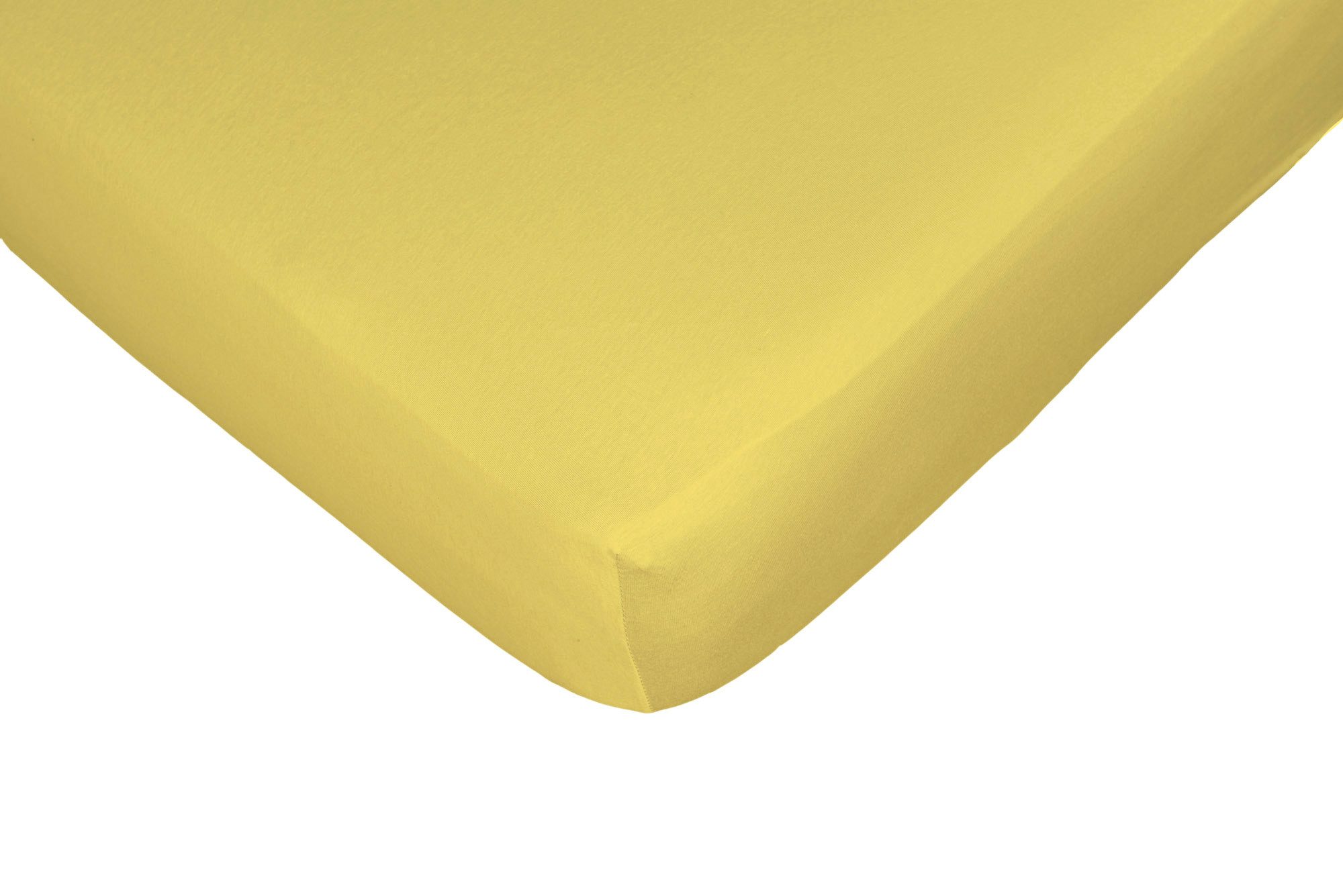 CASATEX Hoeslaken Jerry comfortabel aan- en uittrekken door hoge elasticiteit (1 stuk) hoeslakens maat 180-200 cm x 190-200 cm geel