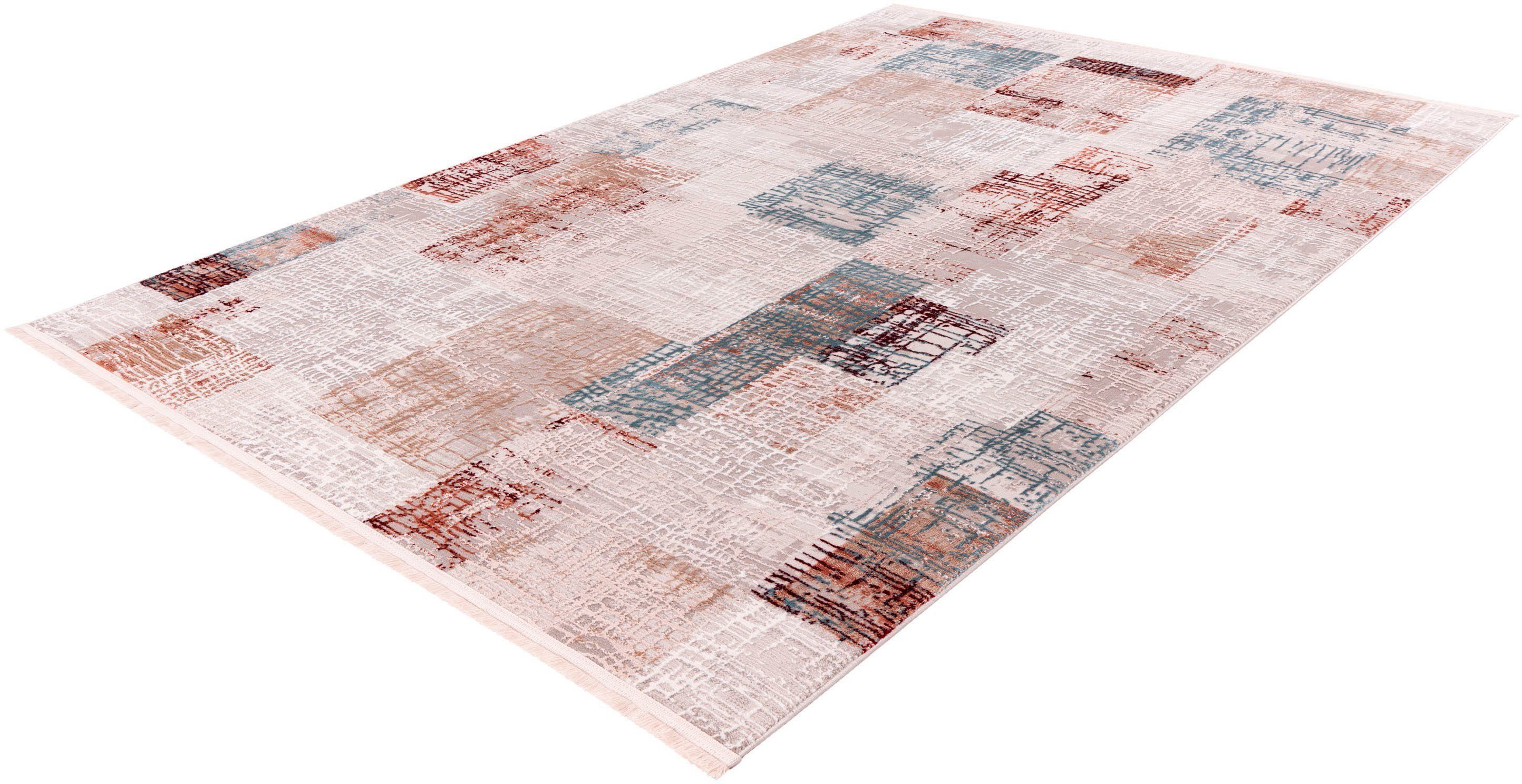 calo-deluxe Vloerkleed Miran 725 Vintage-design, met franje, woonkamer