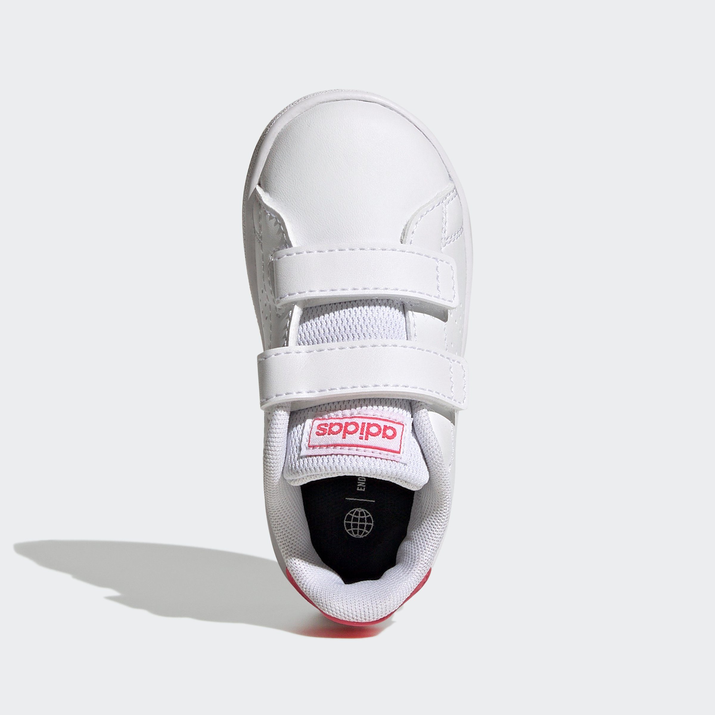 adidas Sportswear Sneakers ADVANTAGE LIFESTYLE COURT TWO HOOK-AND-LOOP Ontwerp in de sporen van de adidas Stan Smith