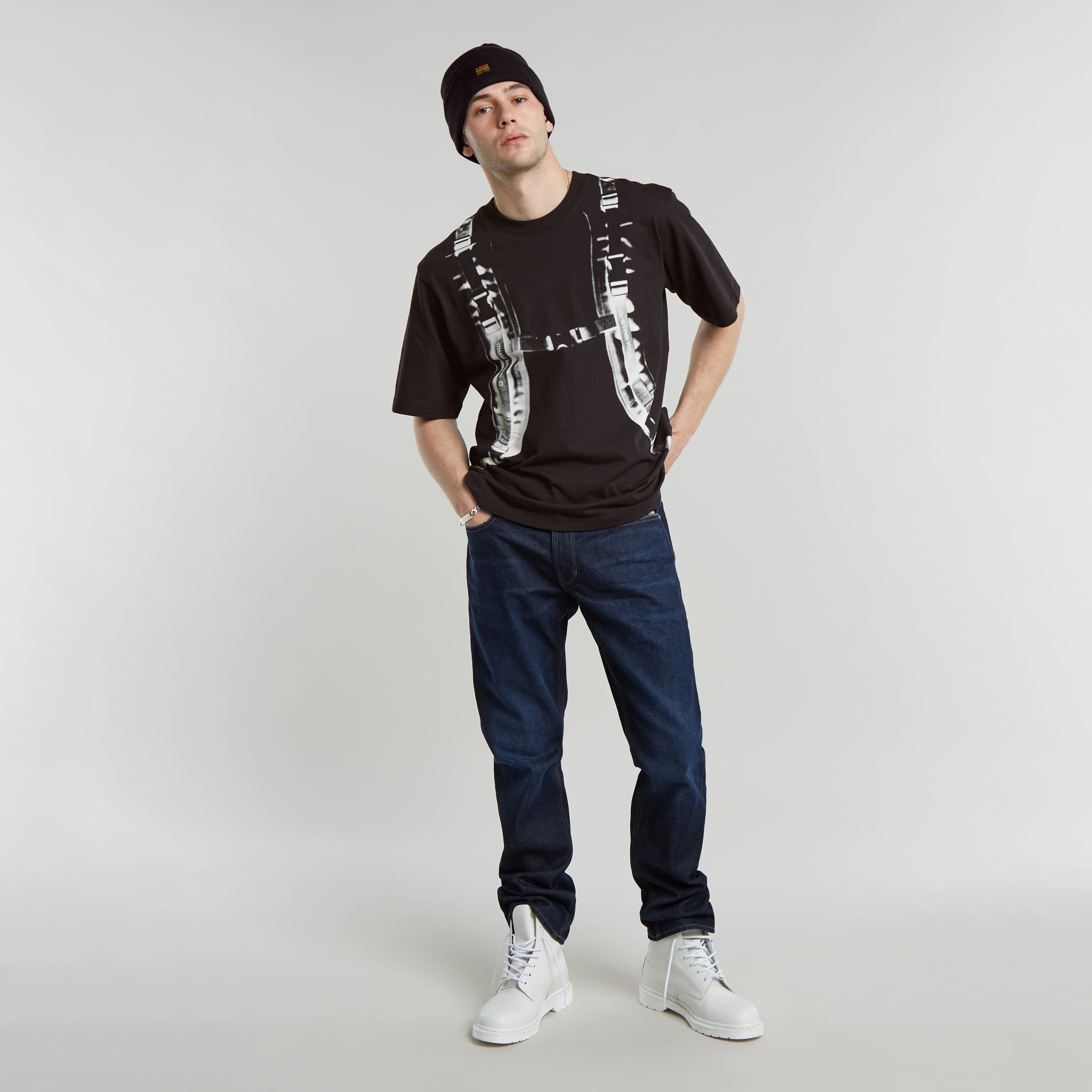 G-Star RAW Straight jeans Mosa Straight met lichte naden