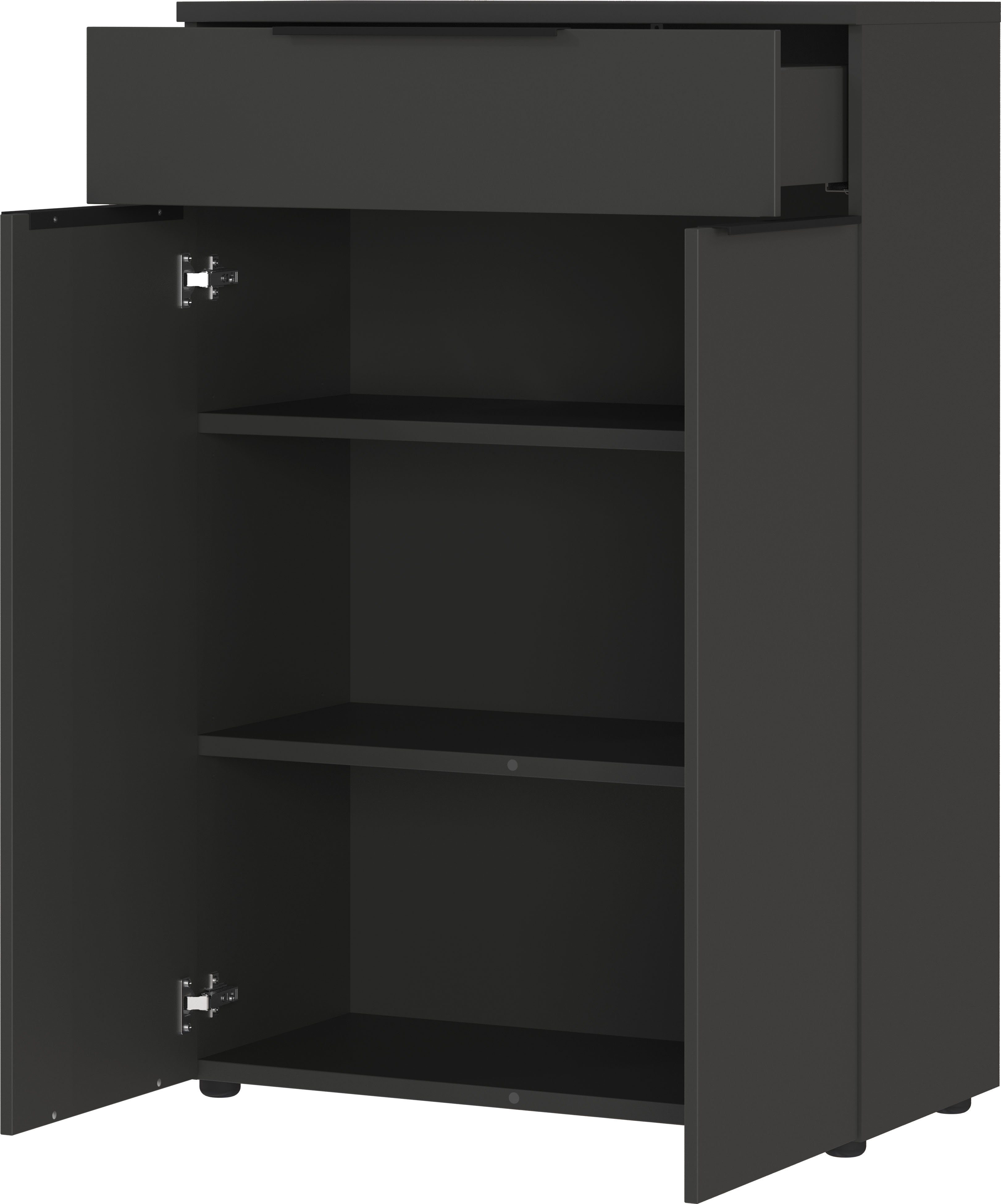 GERMANIA Archiefkast Milaan optioneel met lade, deurdemper, breedte 80 cm, made in germany