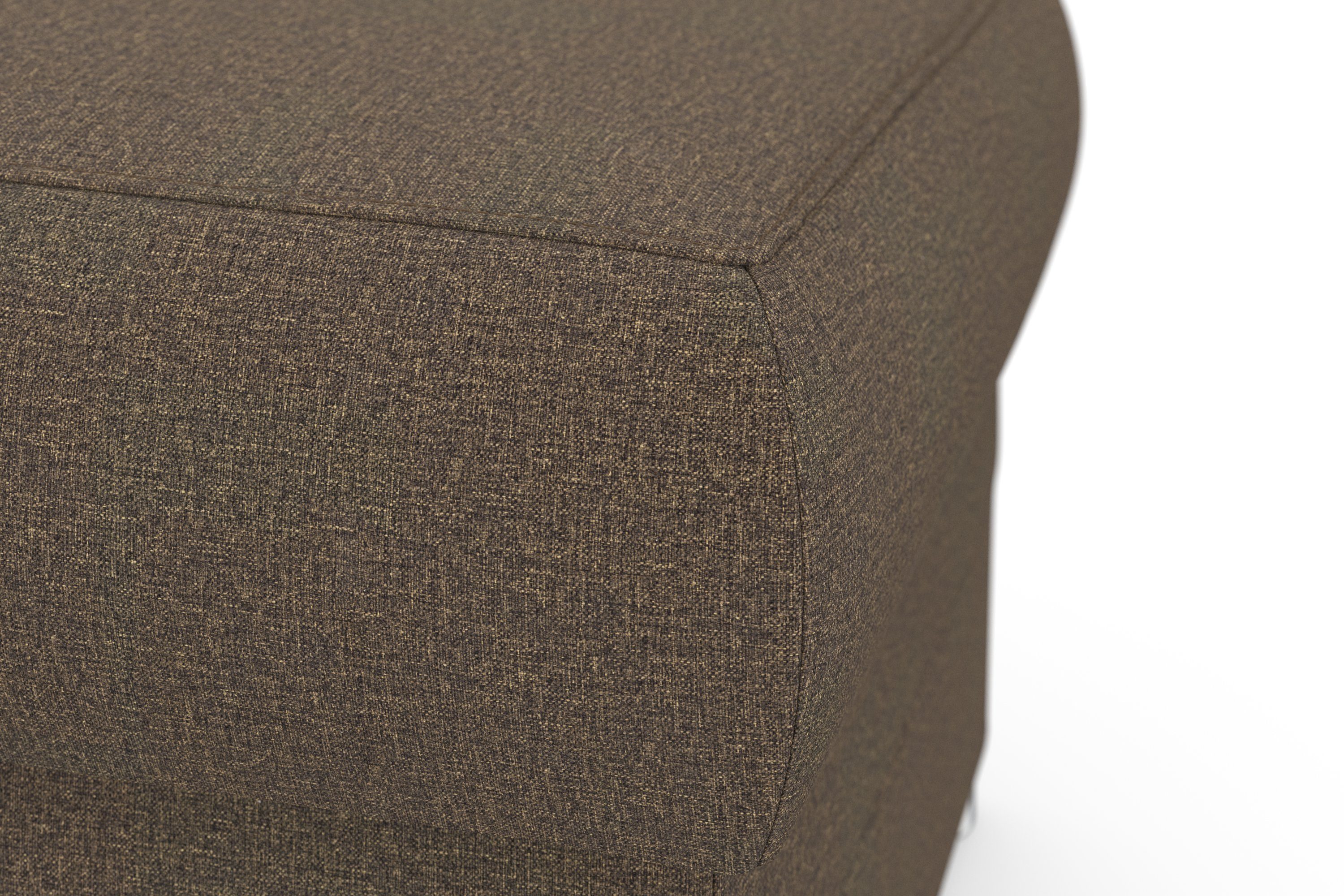 DOMO collection Hocker Pina, compact en comfortabel Bijpassende voetenbank/poef bij de serie