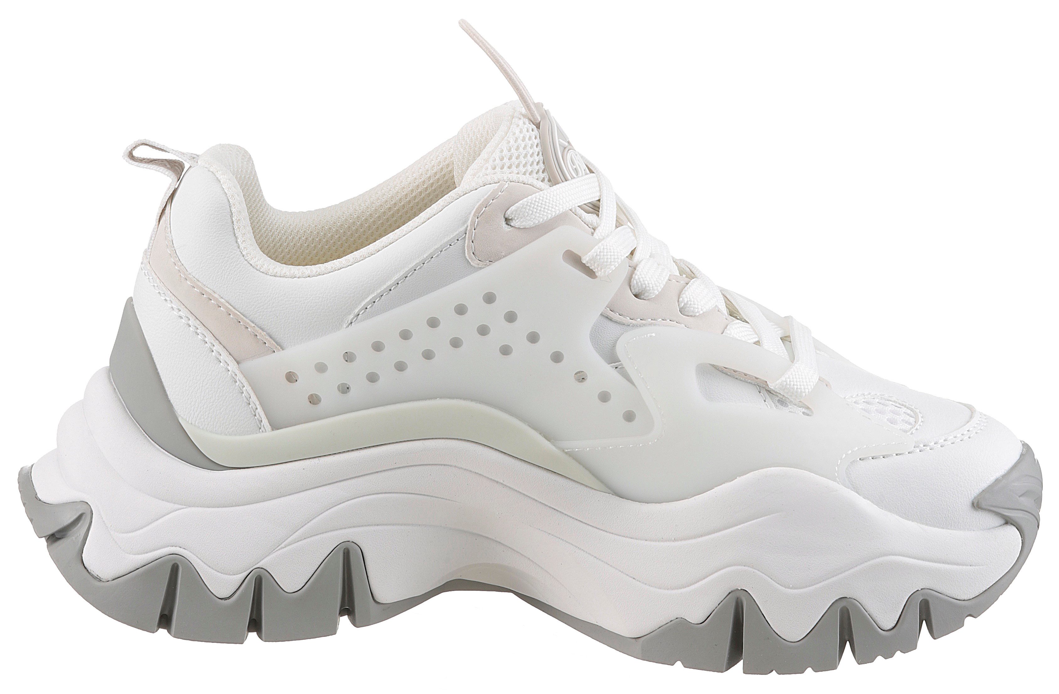 Buffalo Plateausneakers TRAIL ONE veterschoen, chunky sneaker, lage schoen met plateausool