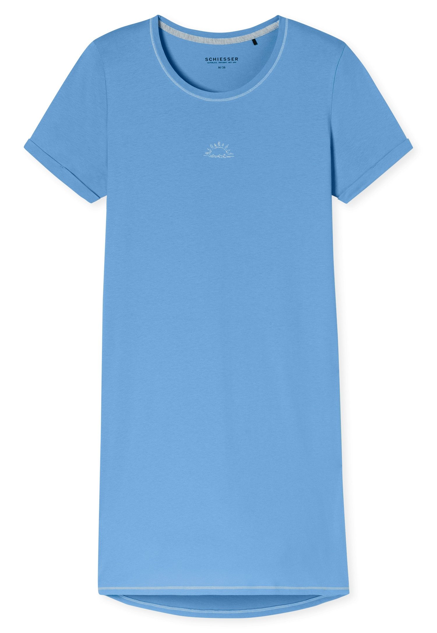 Schiesser Nachthemd Casual Essentials met statement-print