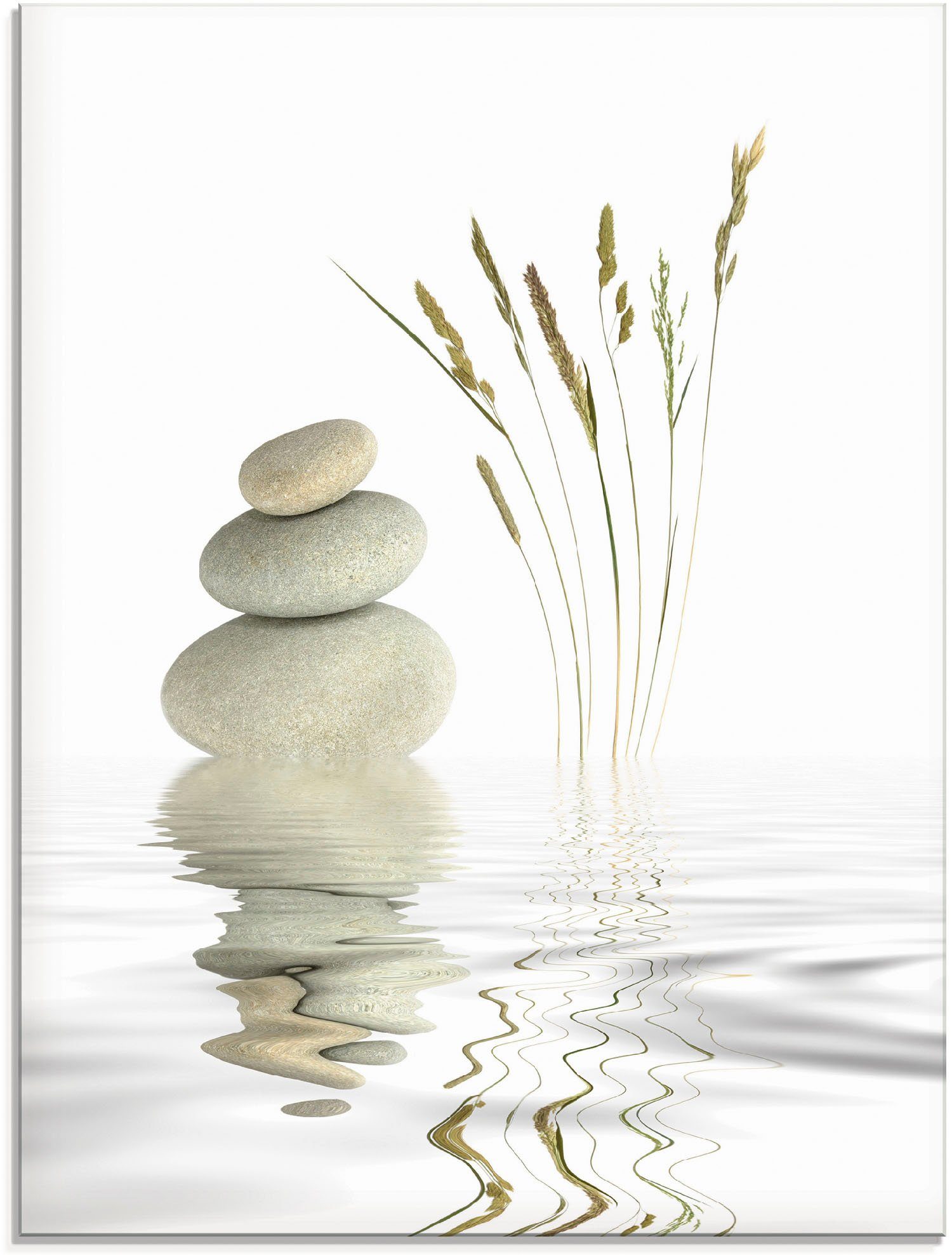 Artland Print op glas Zen vrede (1 stuk)