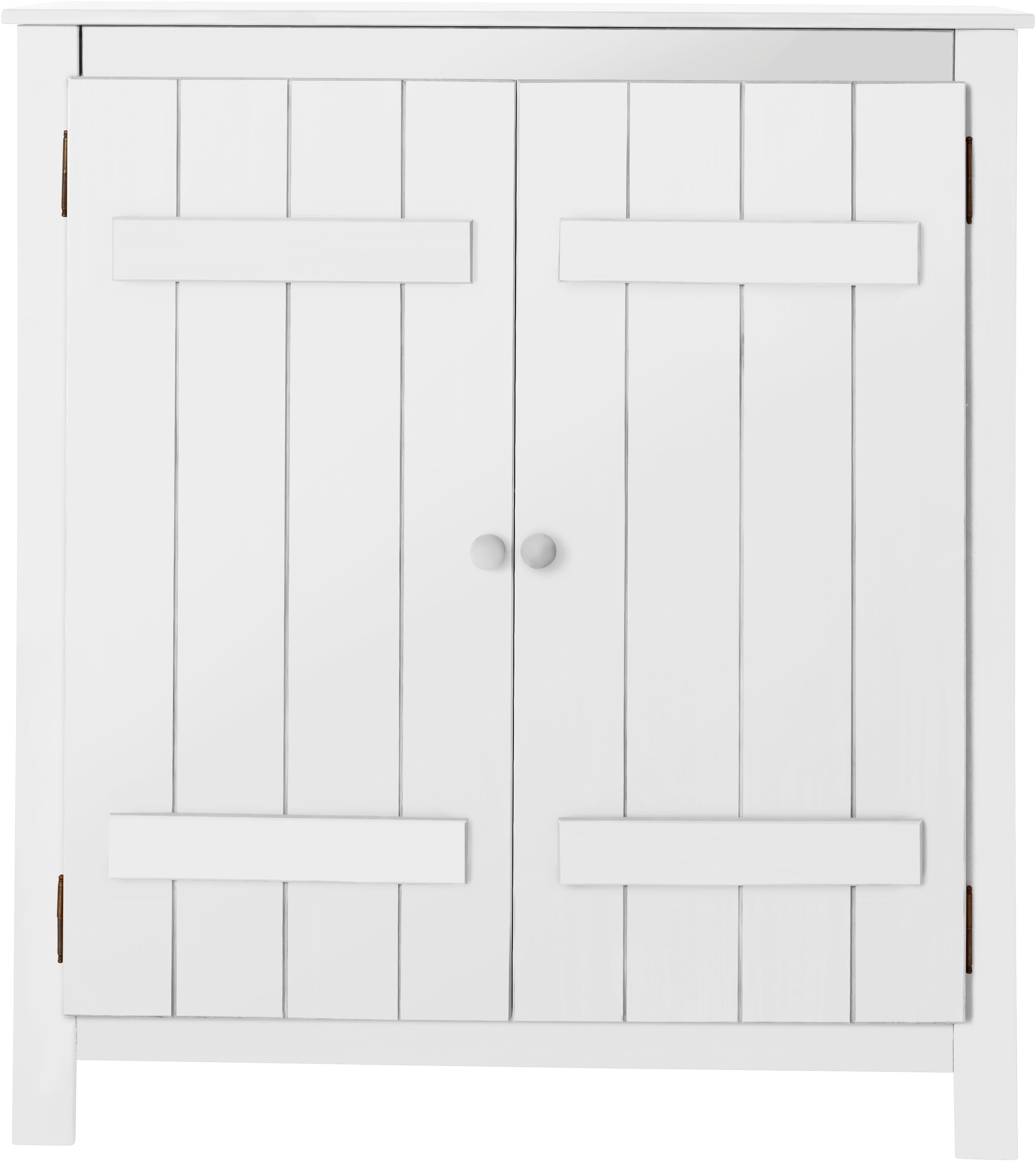 Home affaire Schoenenkast Bertram Massief hout, 2 verstelbare planken, magneetsluiting, hoogte 110 cm
