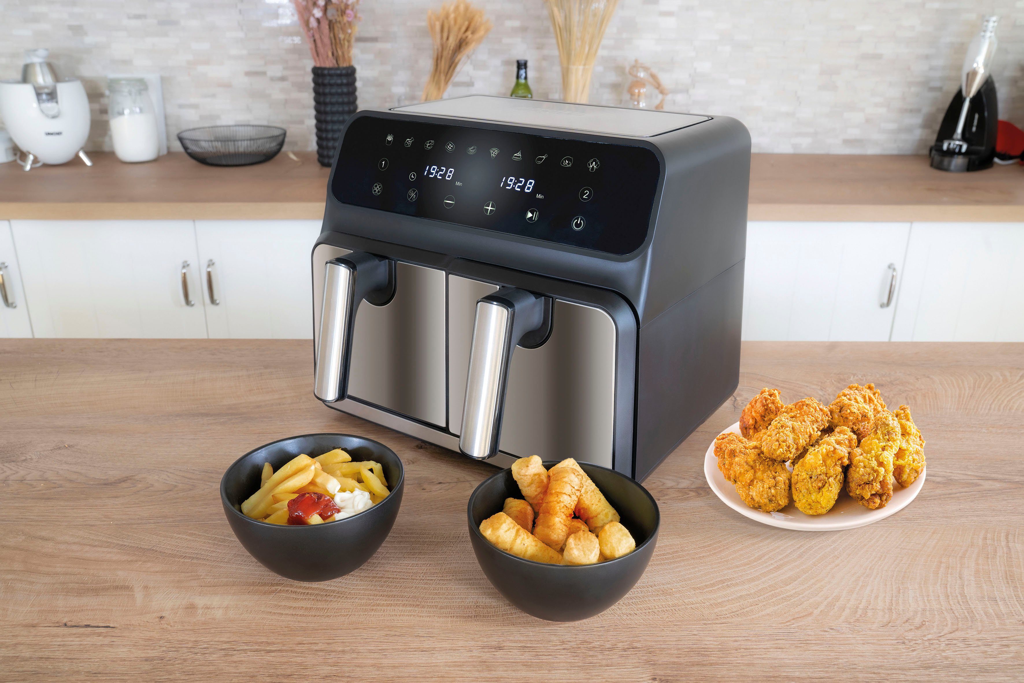 Unold Airfryer Dubbele kamer twin zone 58685