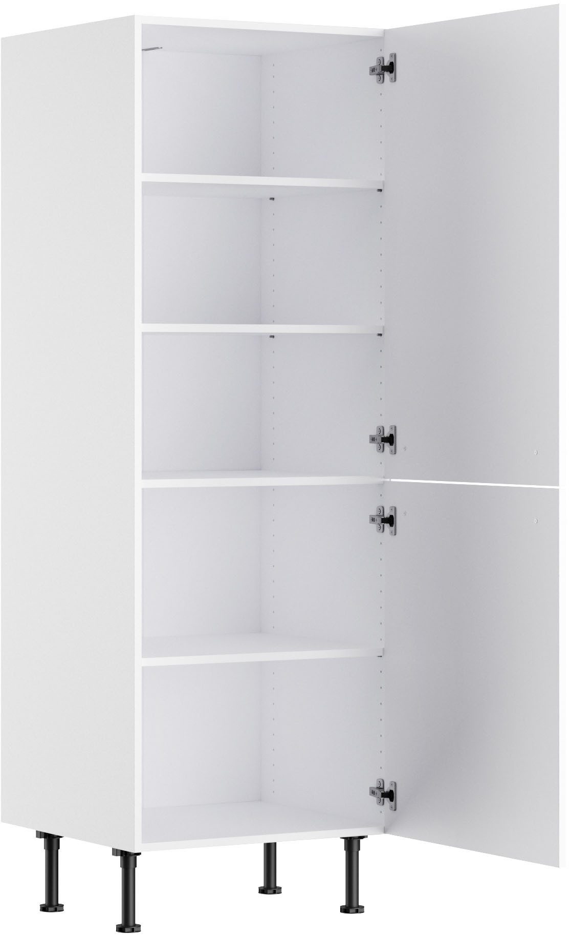 OPTIFIT Halfhoge kast Bern2 Breedte 60 cm, hoogte 176,6 cm, 2 deuren vergrendeld, 3 legplanken