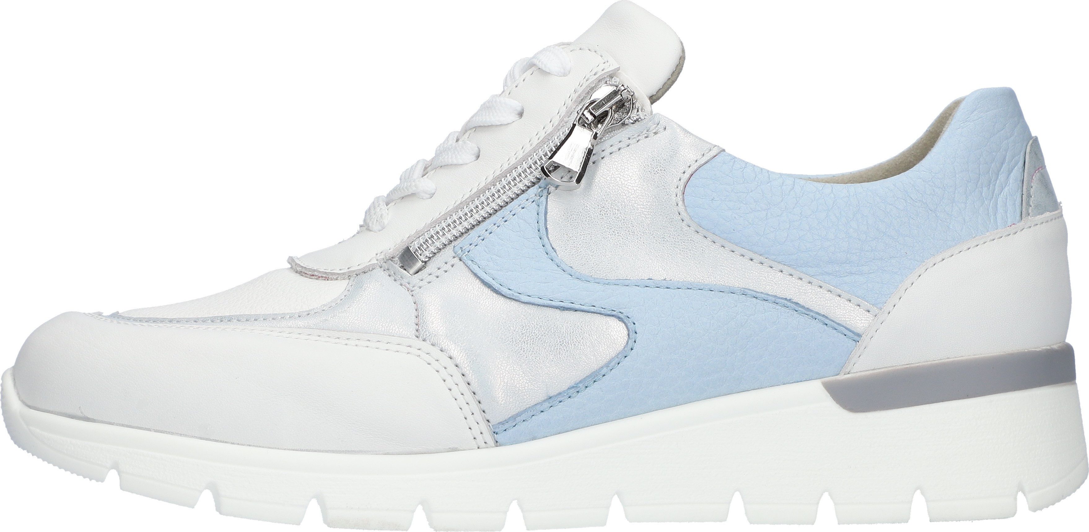 Waldläufer Sneakers met sleehak K-RAMONA , veterschoenen, comfortabele schoen, comfortabele schoen in extra brede breedte k