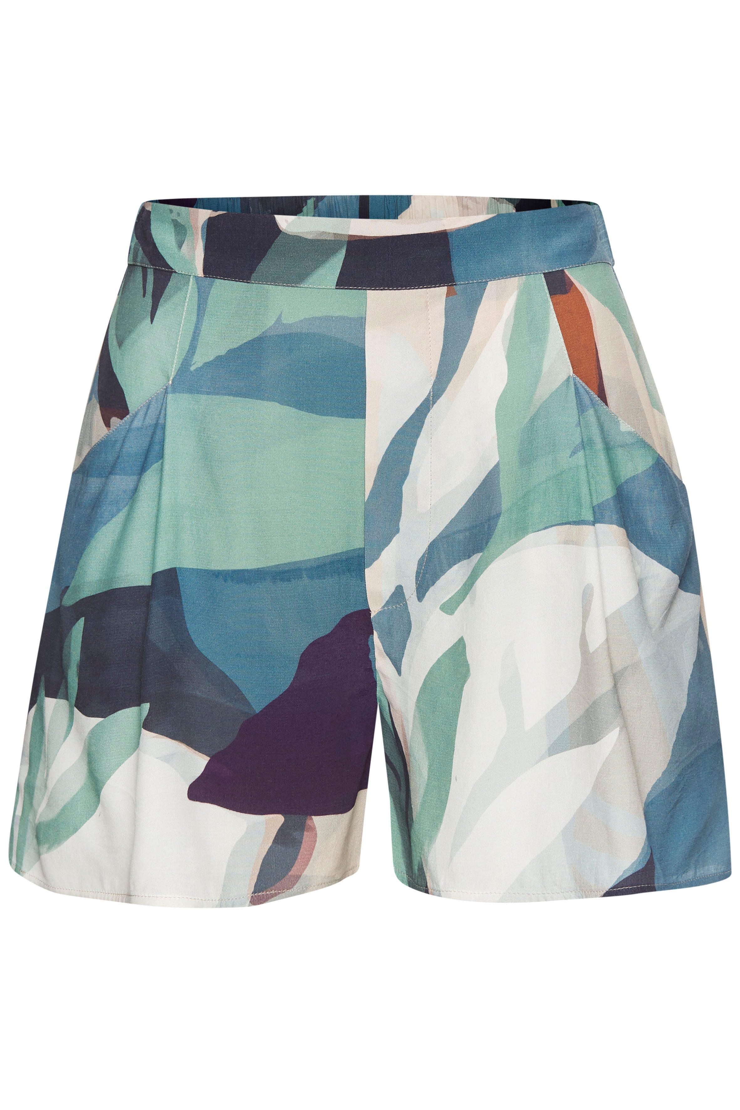 Lascana Short met praktische insteekzakken voor, korte broek met alloverprint