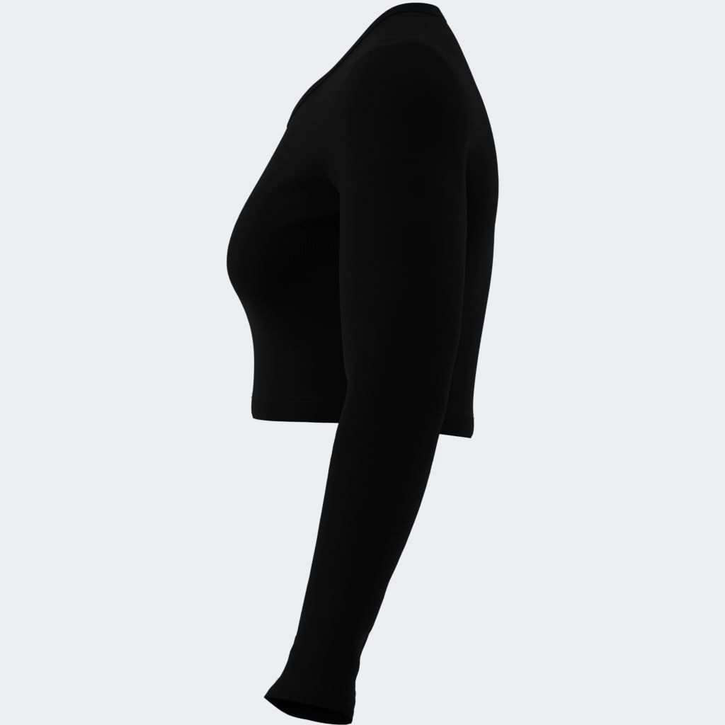 adidas Originals Shirt met lange mouwen ESS CROP LS