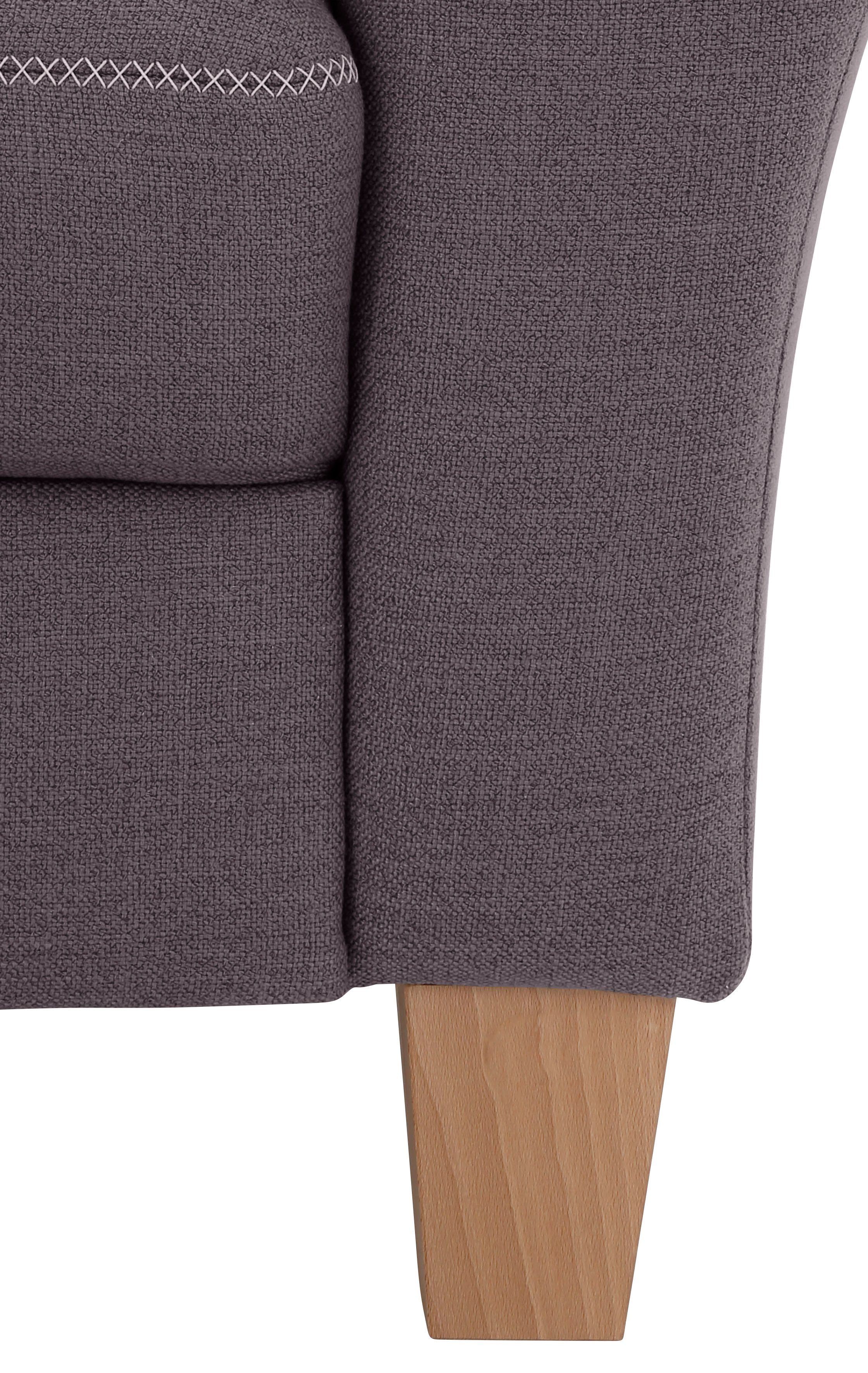 Home affaire Hoekbank Soleo L-model comfortabel door trapezehoek met relaxfunctie, ook met slaapfunctie