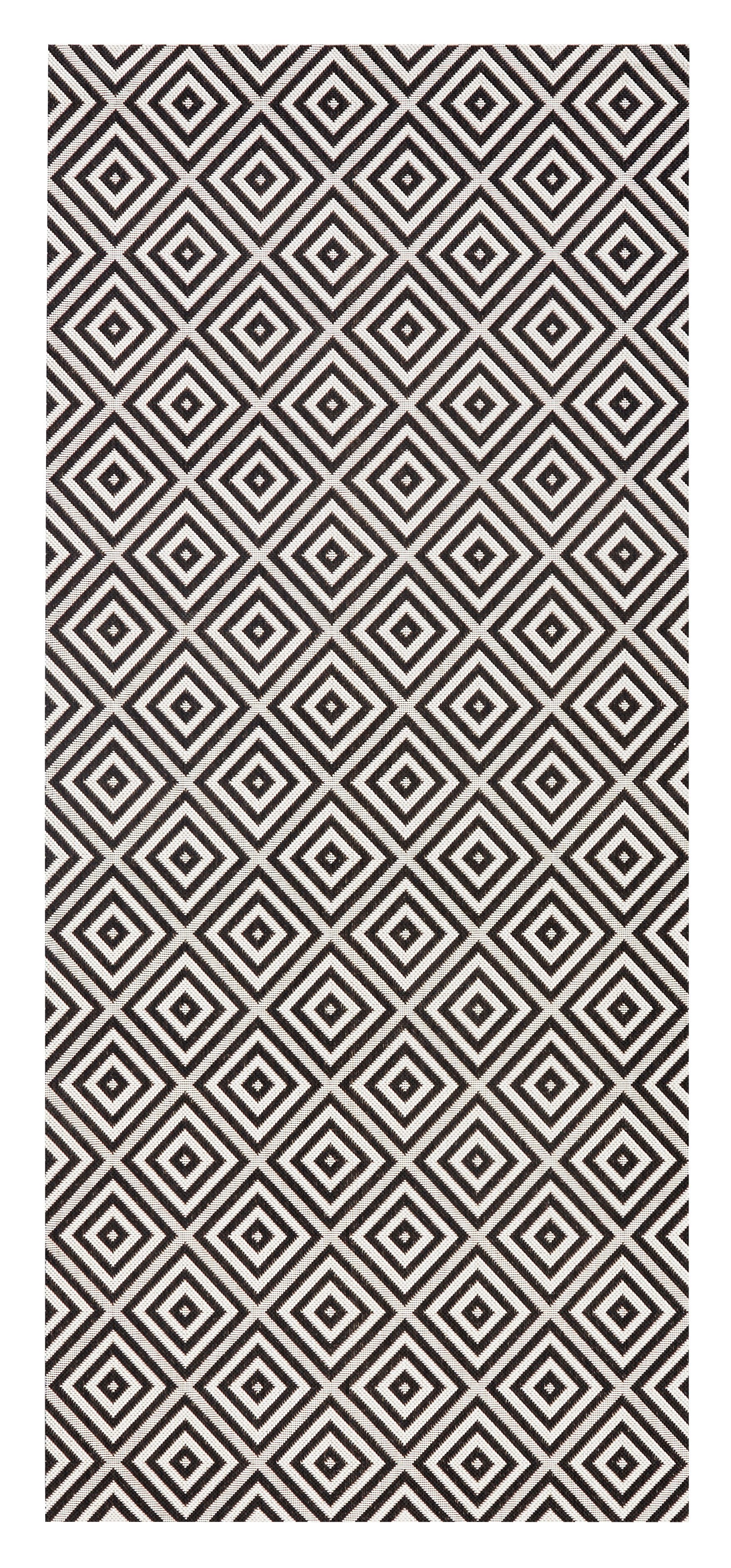 NORTHRUGS Vloerkleed Geruit Binnen- en buitengebruik, loper, weerbestendig, ruit, balkon, tuin, gang