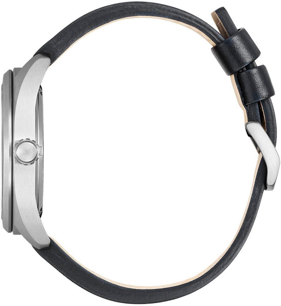 Citizen Solarhorloge BM8560-88LE Horloge, herenhorloge, titanium, datum, leren band