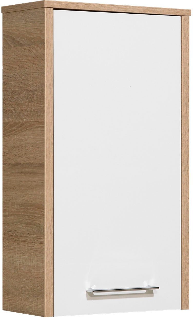 Saphir Badkamerserie Quickset 382 5-delig, keramieken wastafelonderkast met led-spiegelkast Halfhoge kast, onderkast, hangend kastje, inclusief deurdemper, 8 deuren (6-delig)