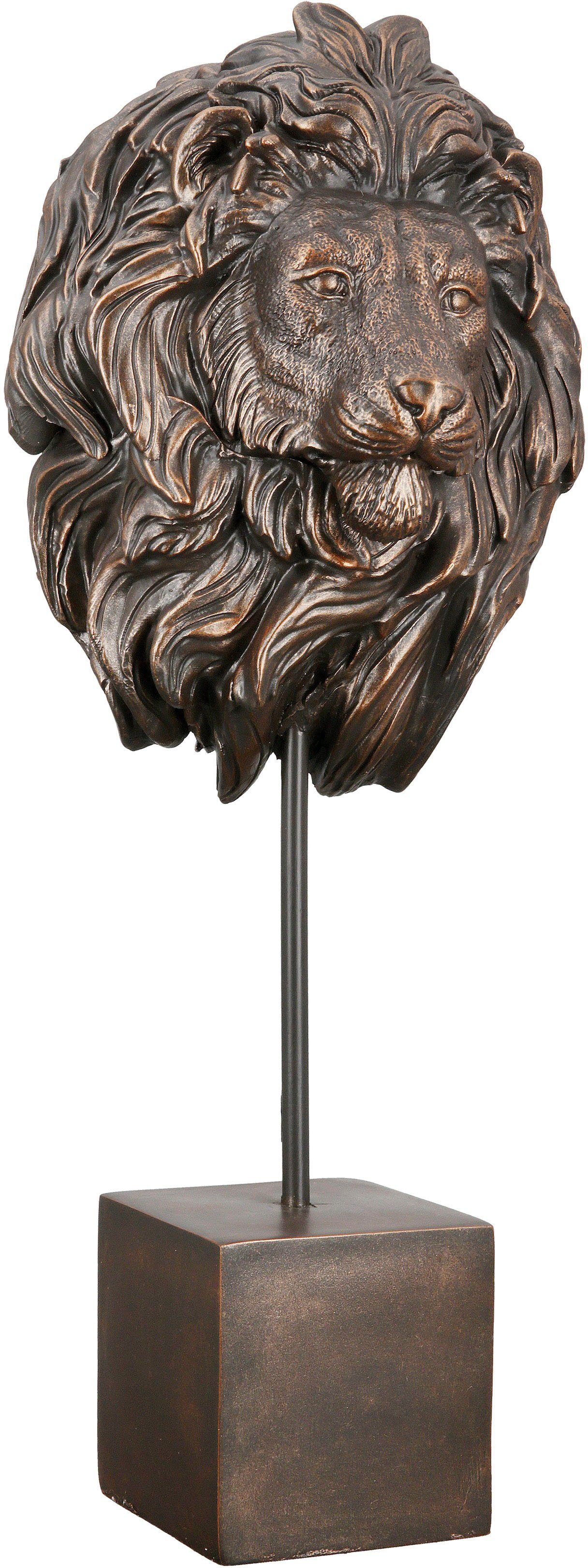 Casablanca by Gilde Decoratief figuur Leeuw antiek (1 stuk)