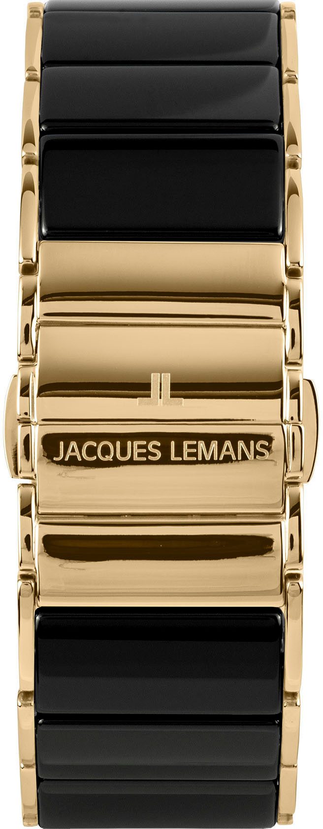 Jacques Lemans Chronograaf Dublin Quartz horloge, armbandhorloge, dameshorloge, herenhorloge, keramiek, stopfunctie