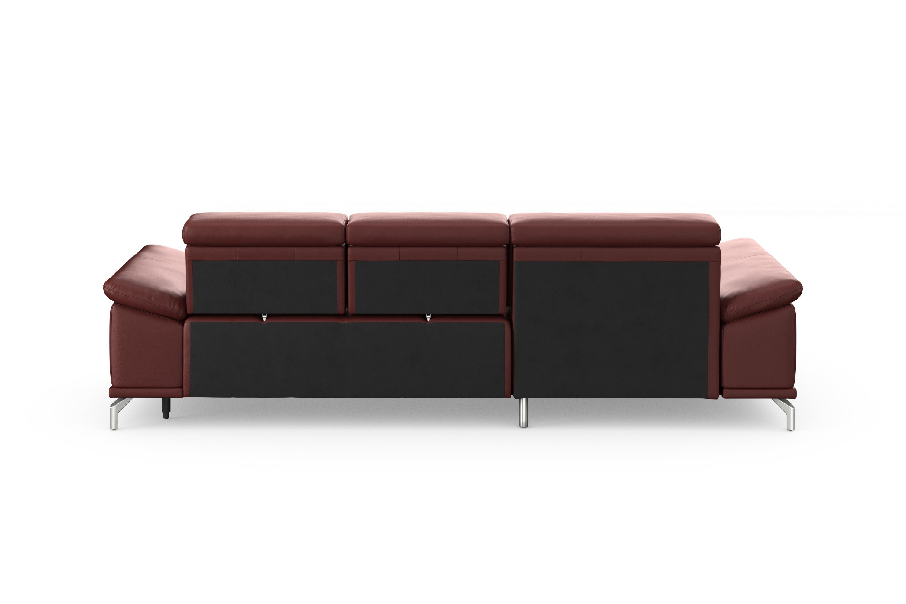 sit&more Hoekbank Cabrio L-vorm, met zitdiepteverstelling, arm- en hoofdsteunverstelling