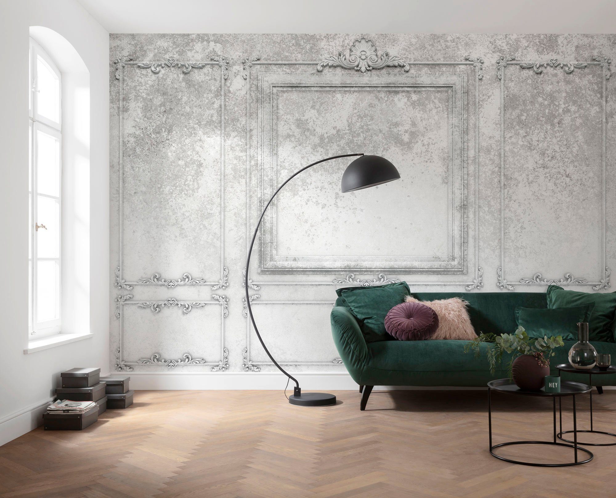 Komar Vliesbehang Digitale print vlies - Patina Panels - Afmeting 400 x 280 cm (1 stuk)