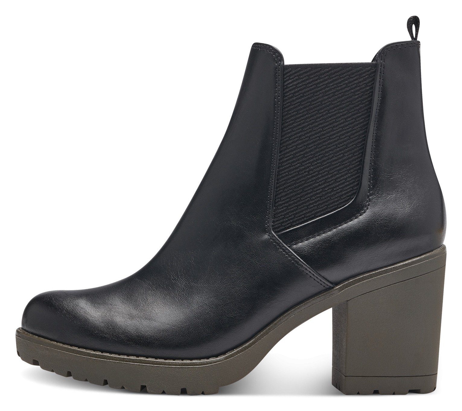 Marco Tozzi Chelsea-boots met stretchinzetten opzij