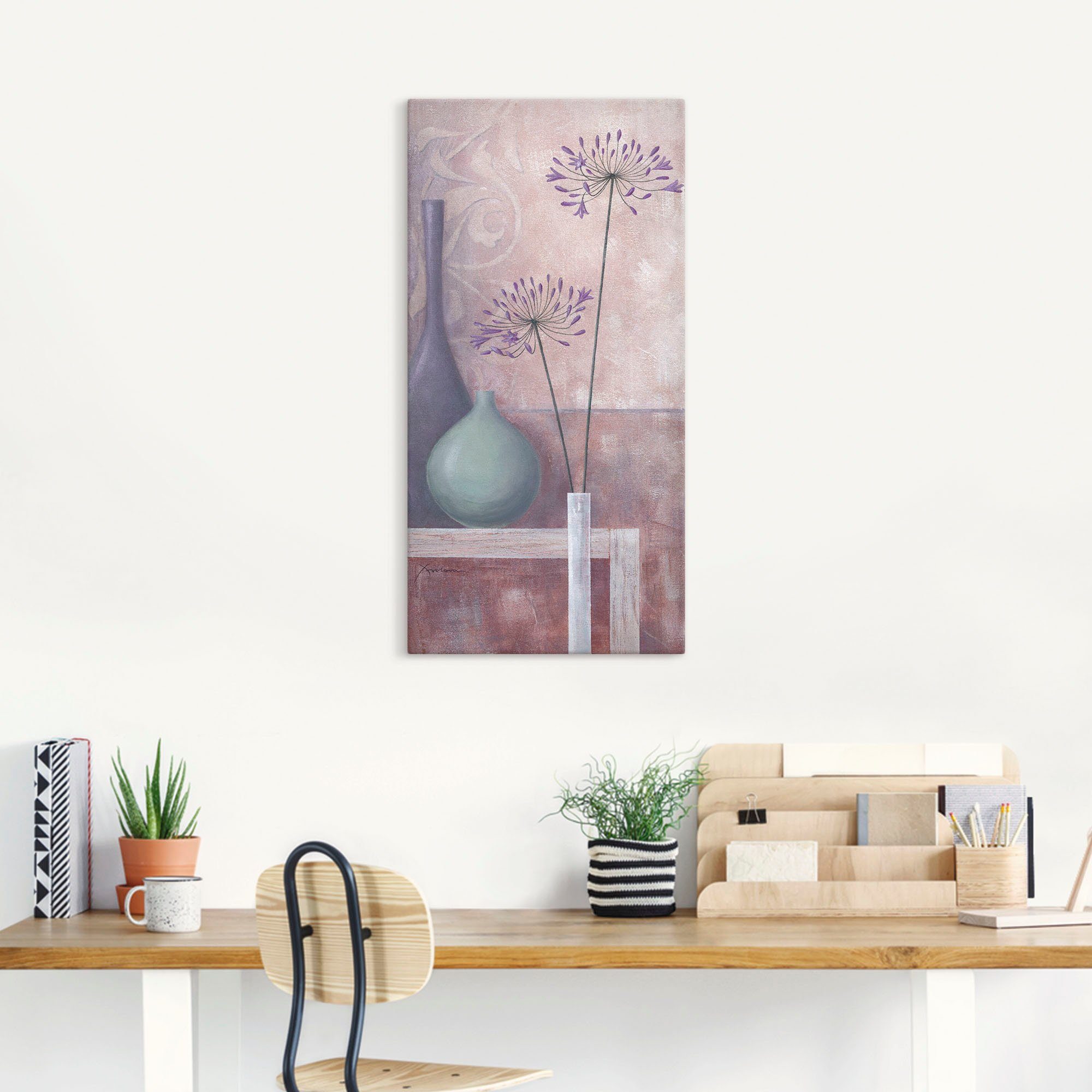 Artland Artprint op linnen Schaduw I gespannen op een spieraam