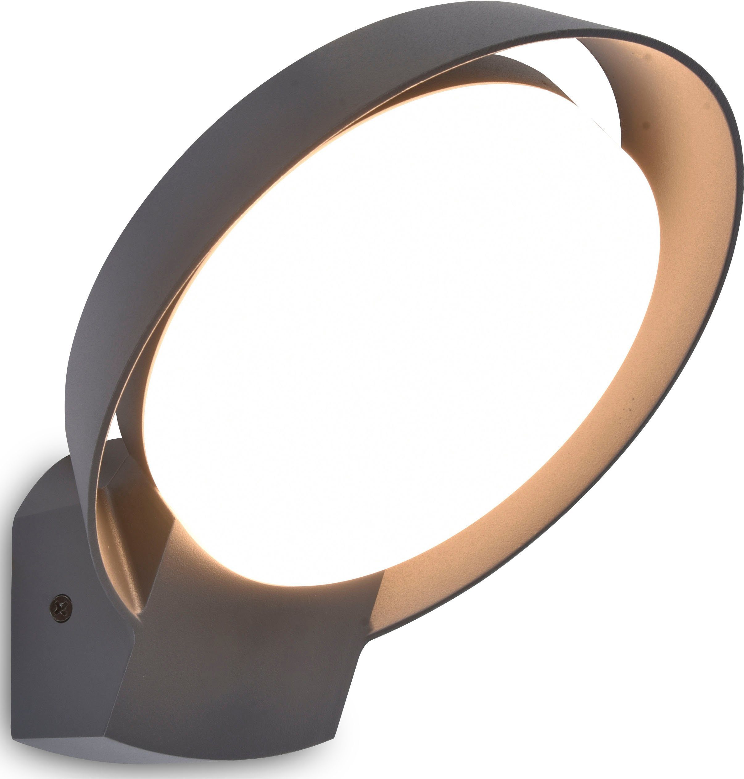LUTEC Ledwandlamp voor buiten Polo (1 stuk)