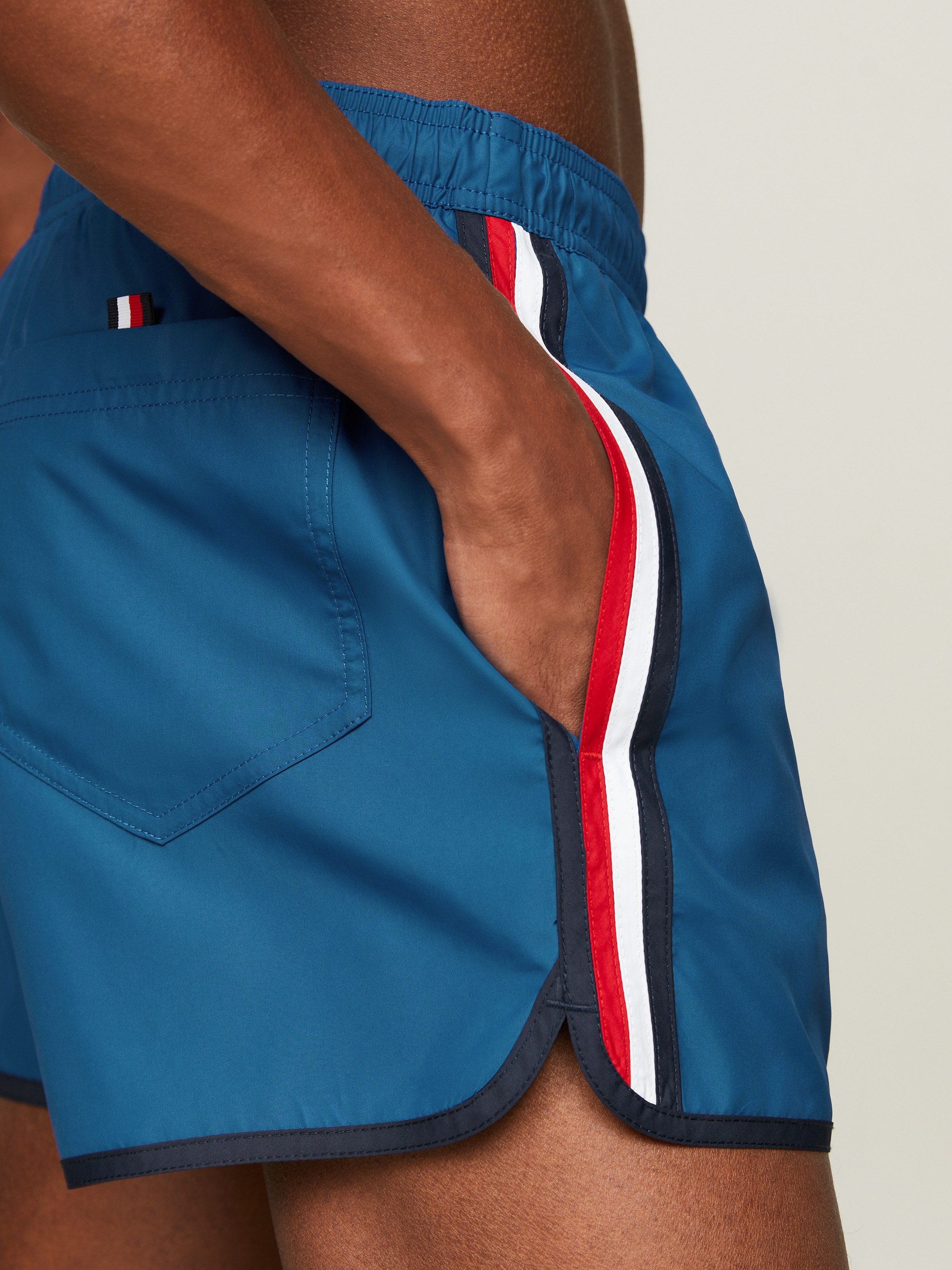 Tommy Hilfiger Swimwear Zwemshort RUNNER met merkstrepen