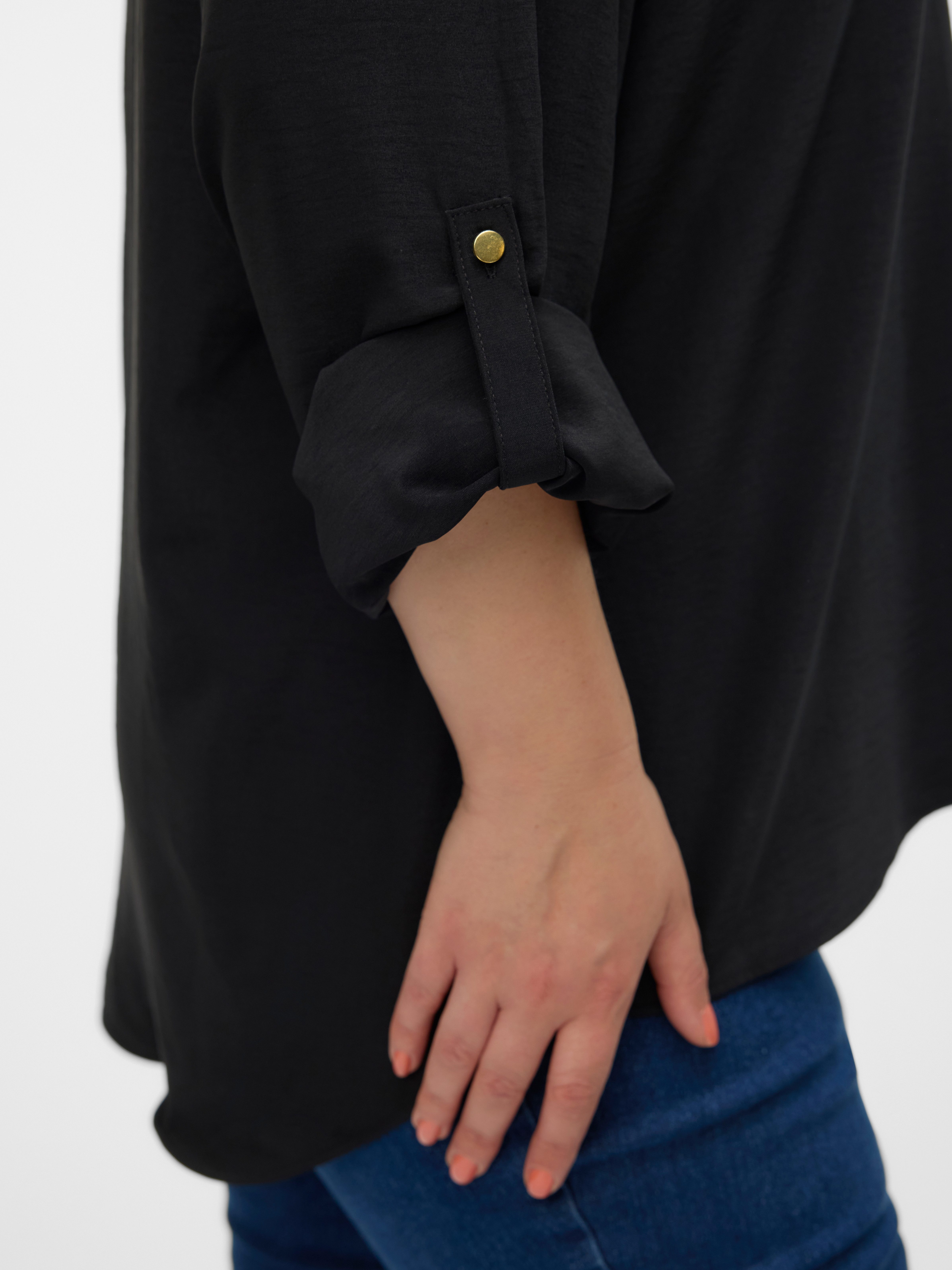 Vero Moda Curve Shirt VMCANI LS TOP WVN GA NOOS CUR