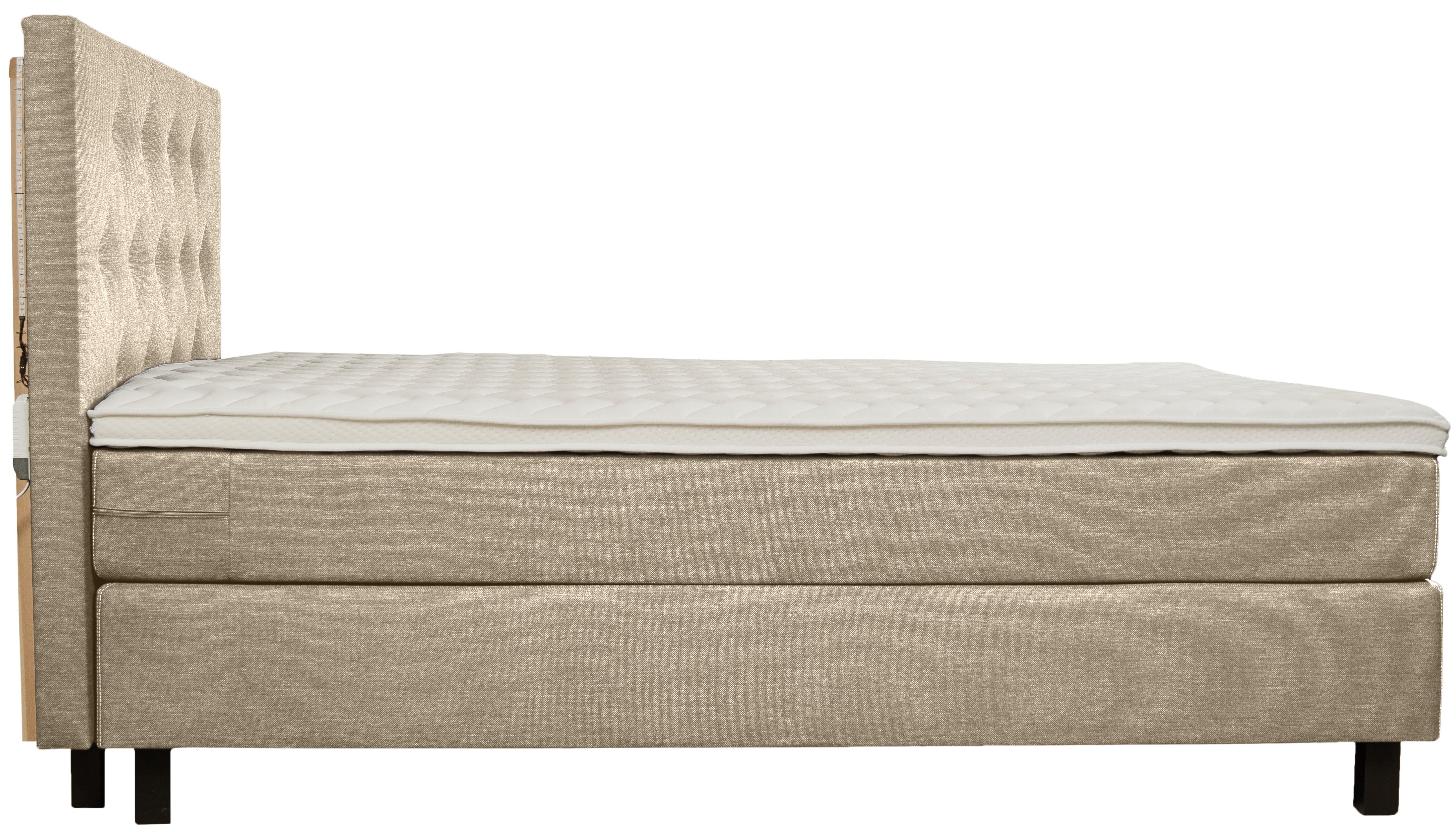 INOSIGN Boxspring Alenika met ledverlichting, met pocketveringsmatras