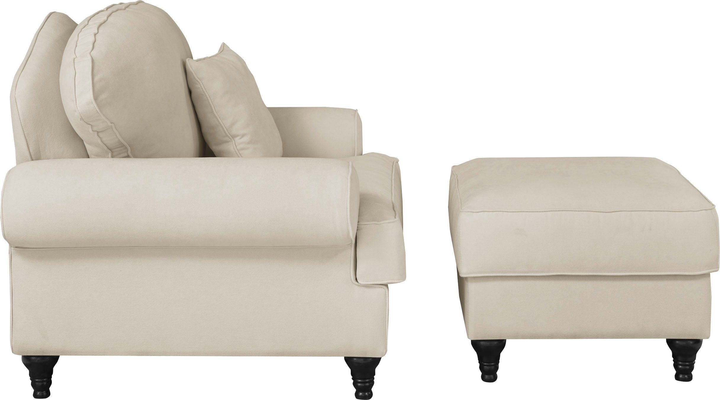 Home affaire Fauteuil Westminster met binnenveringsinterieur (set, 2 stuks)