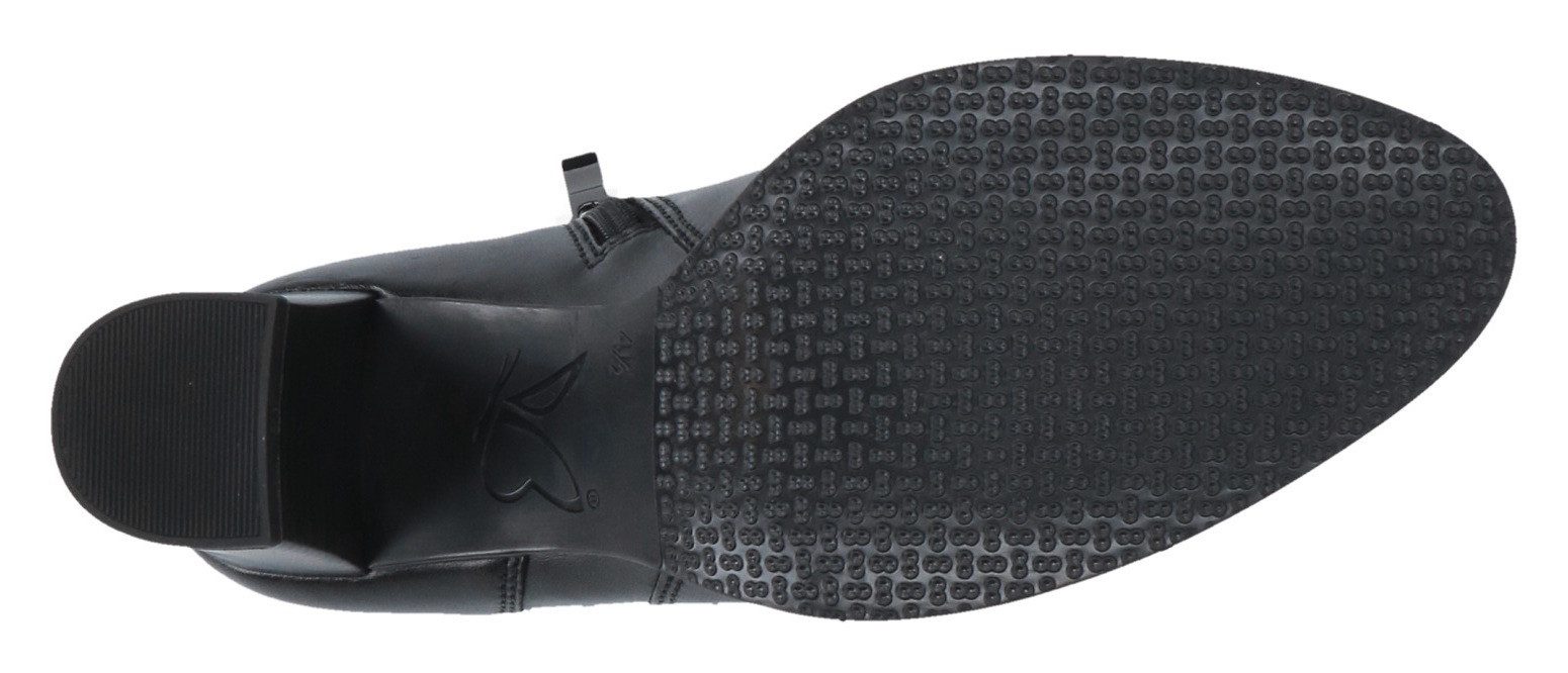 Caprice Laarsjes blokhak, business schoen, ankleboots met decoratieve gesp