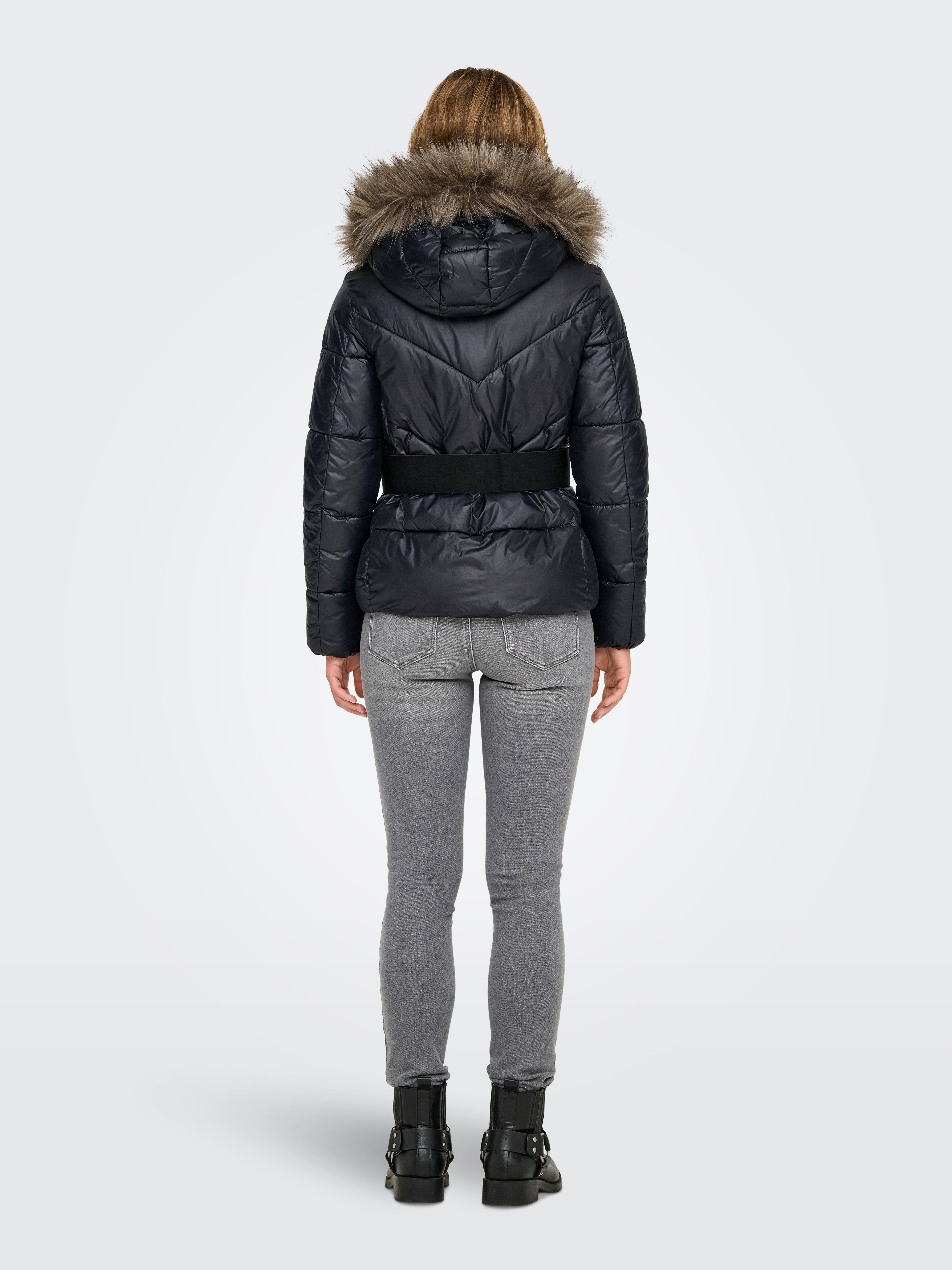 Only Gewatteerde jas ONLFEVER SHORT PUFFER LIFE CC OTW