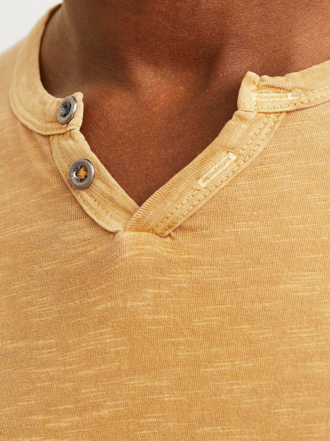 Jack & Jones T-shirt JJESPLIT NECK TEE SS NOOS
