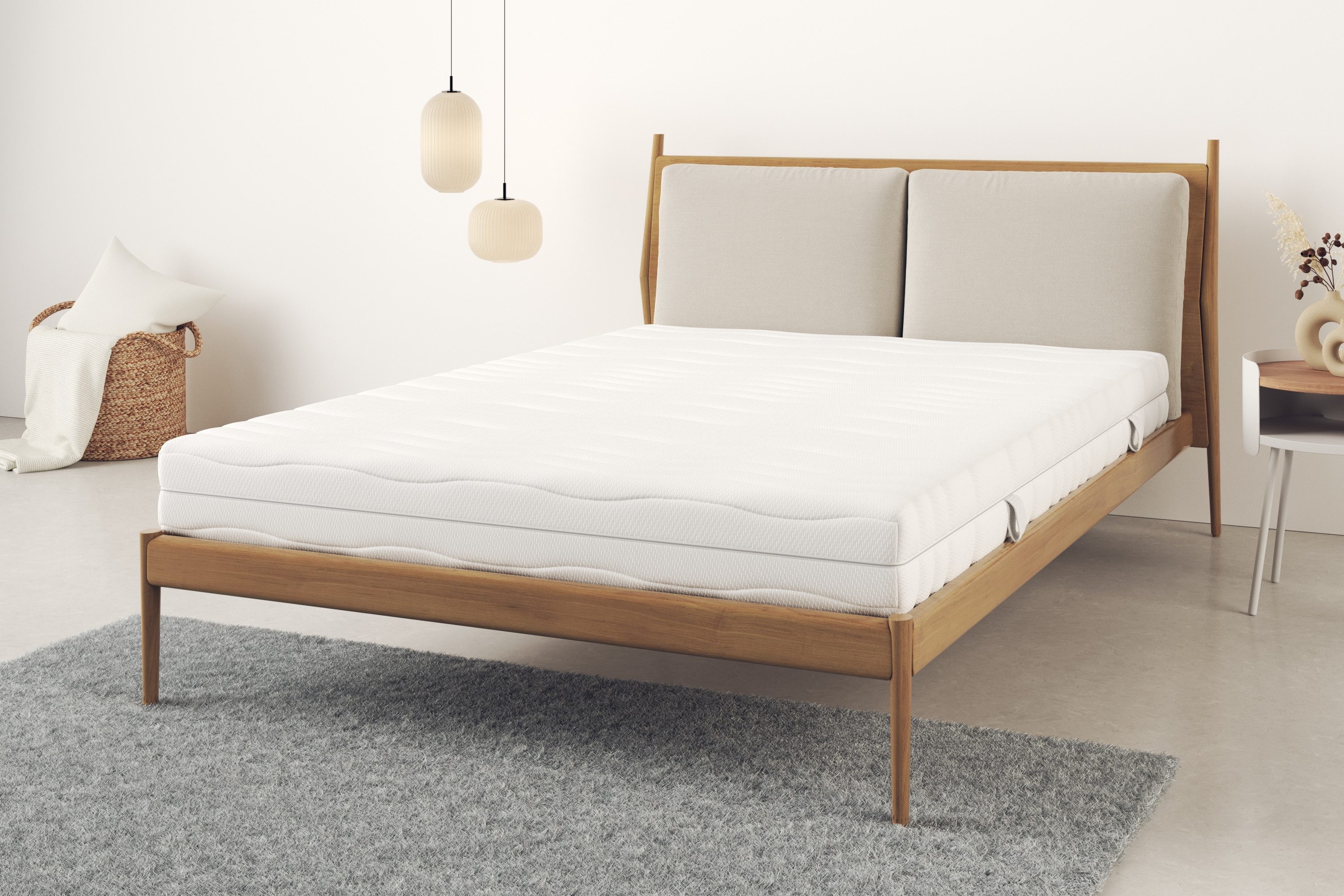 my home Koudschuimmatras Thore, 7-zones matras 90x200 cm, 100x200 cm & andere maten Matras H2 / H3, ergonomisch, ademend, geschikt voor allergieën hoogte 18 cm