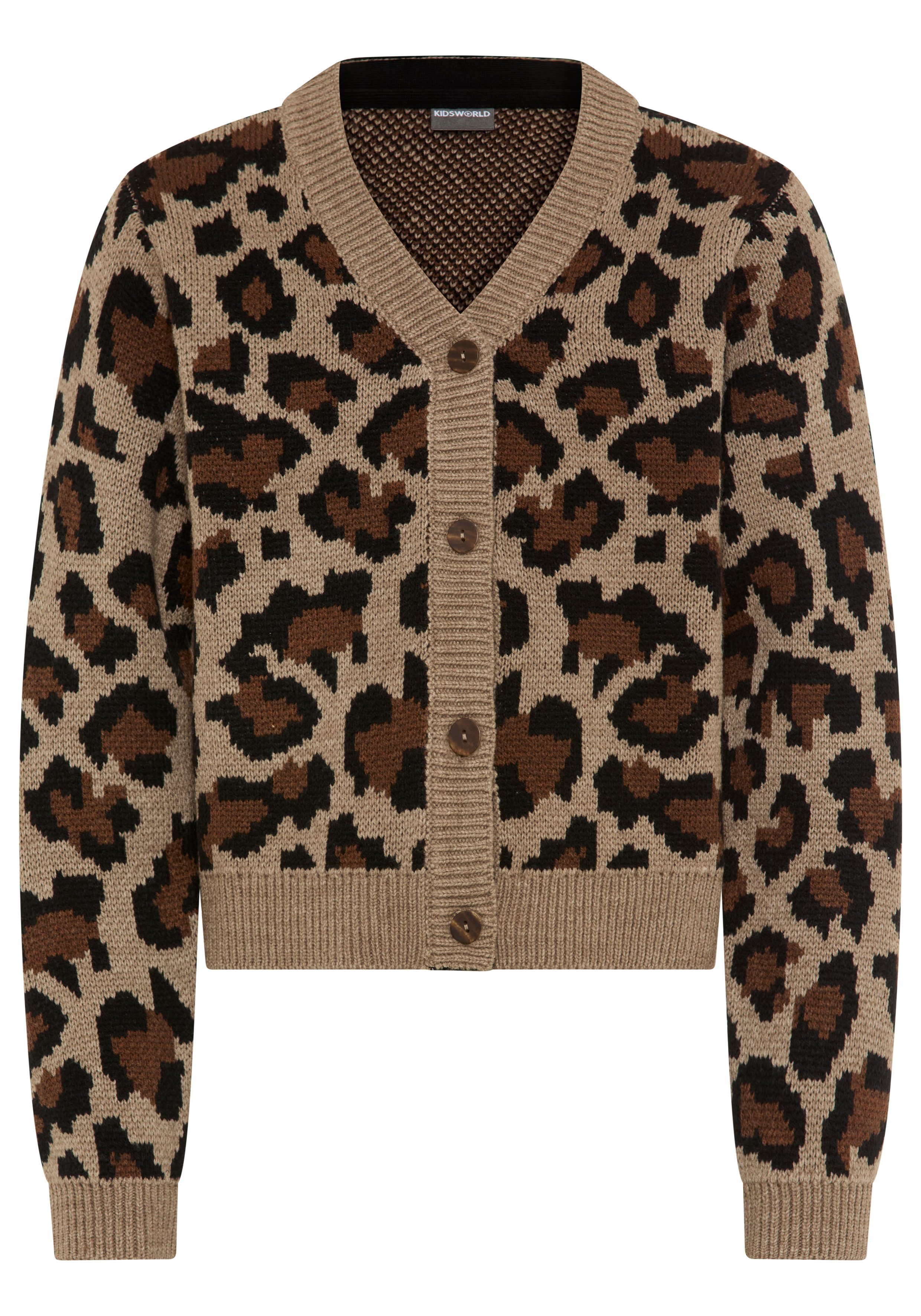 KIDSWORLD Vest met luipaardprint