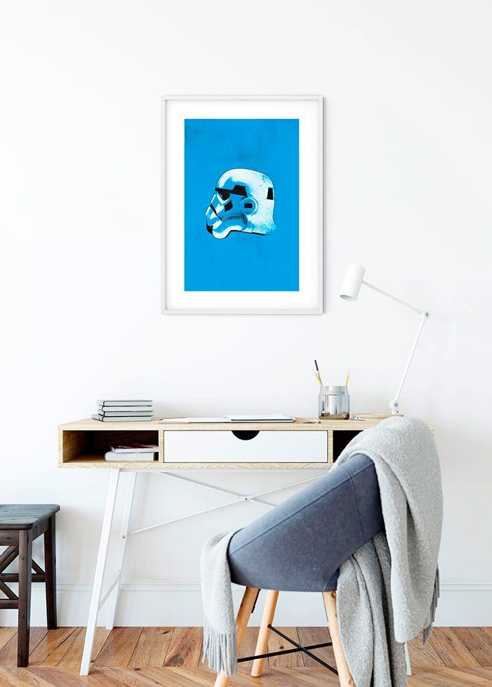Komar Wanddecoratie Star Wars Classic Helmets Stormtrooper Wanddecoratie voor de kinderkamer - zonder lijst (1 stuk)