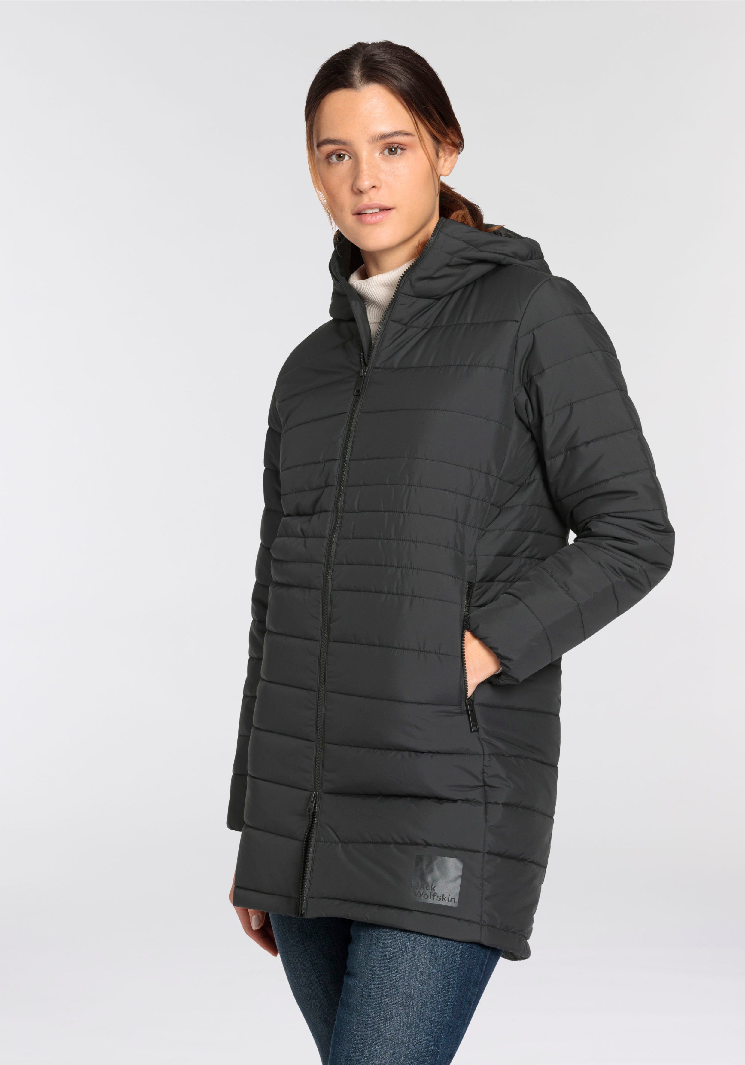 Jack Wolfskin Gewatteerde jas LUBEENA Overgangsjas winddicht, ademend & sneldrogend