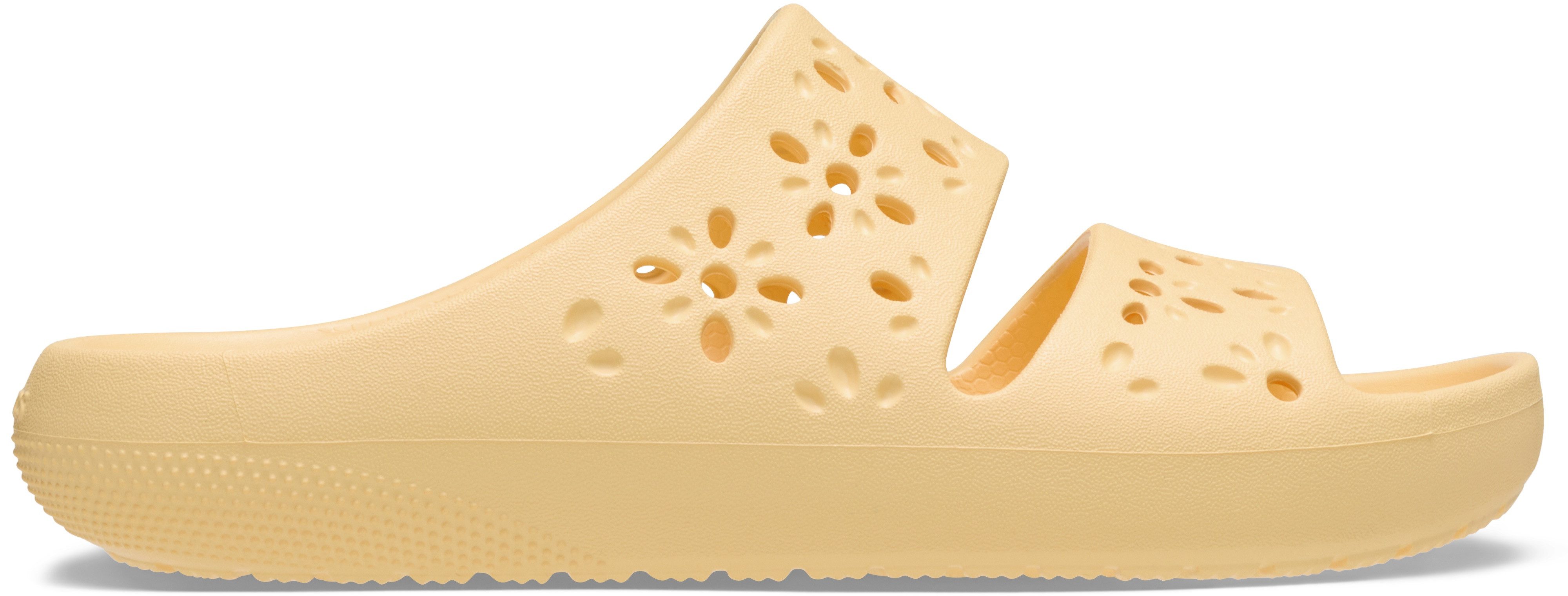 Crocs Badslippers Classic Floral Cut Out Sandal