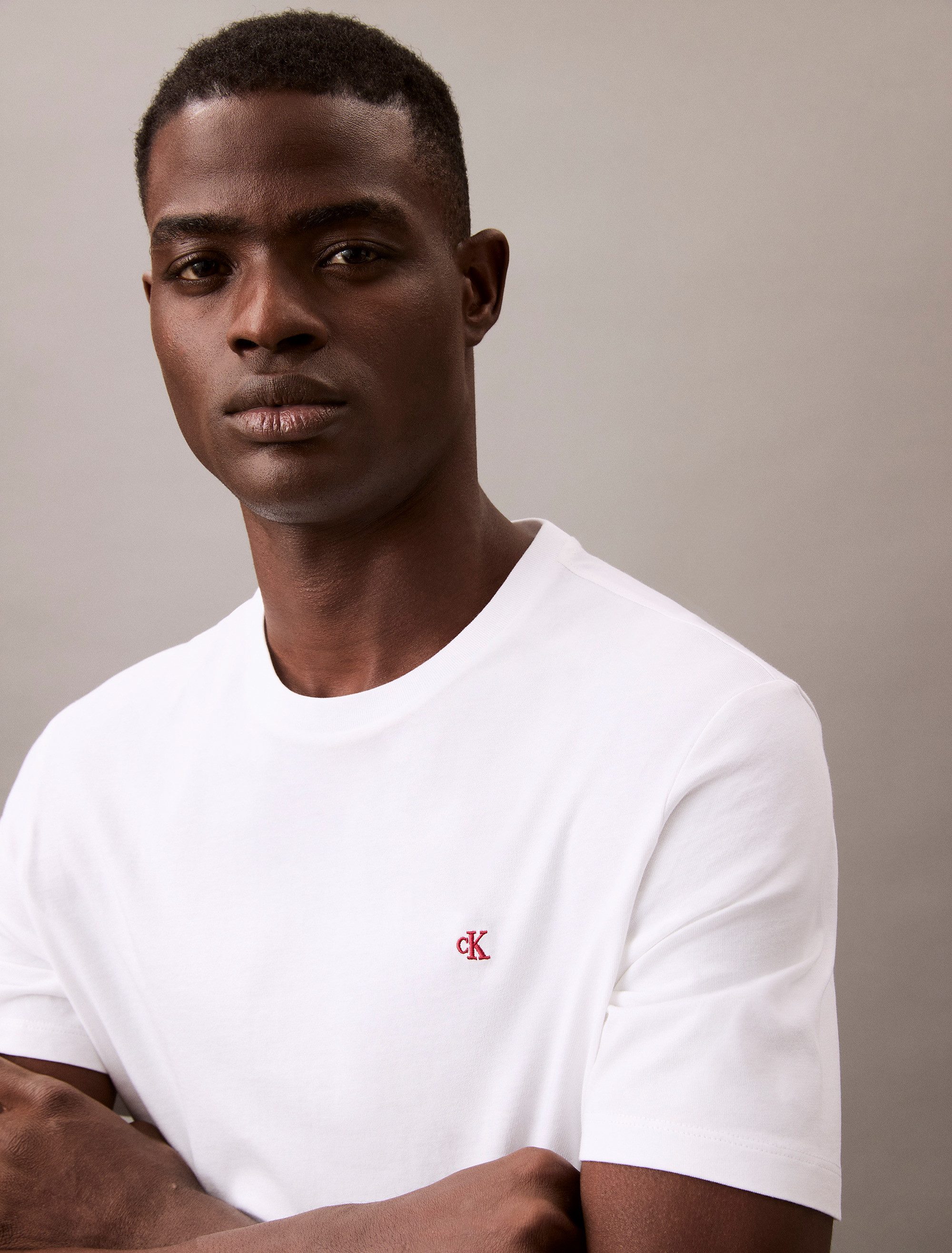 Calvin Klein T-shirt SS SMOOTH CTTN SOLID CREWNK TEE