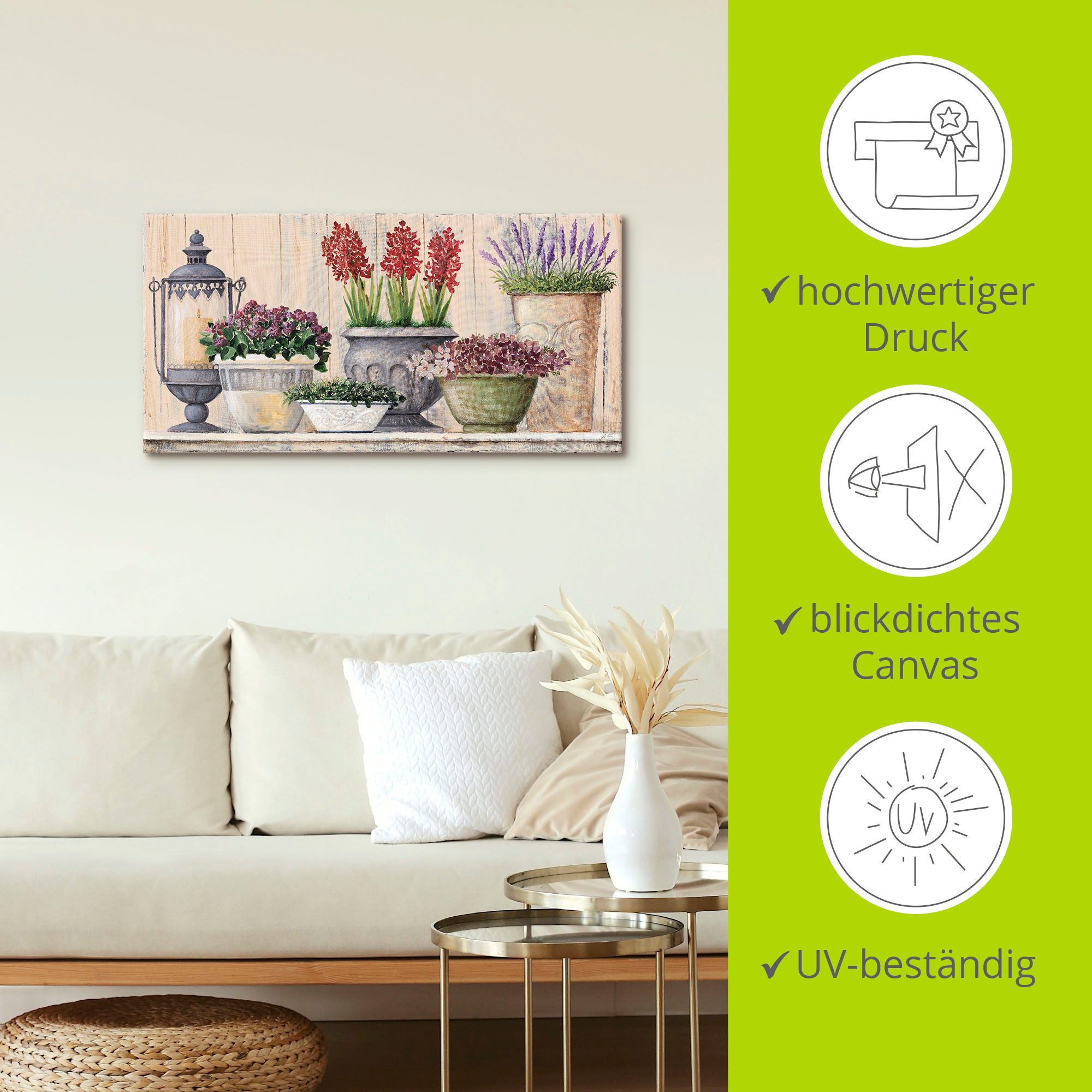 Artland Artprint Antieke compositie_licht als artprint van aluminium, artprint voor buiten, artprint op linnen in verschillende maten