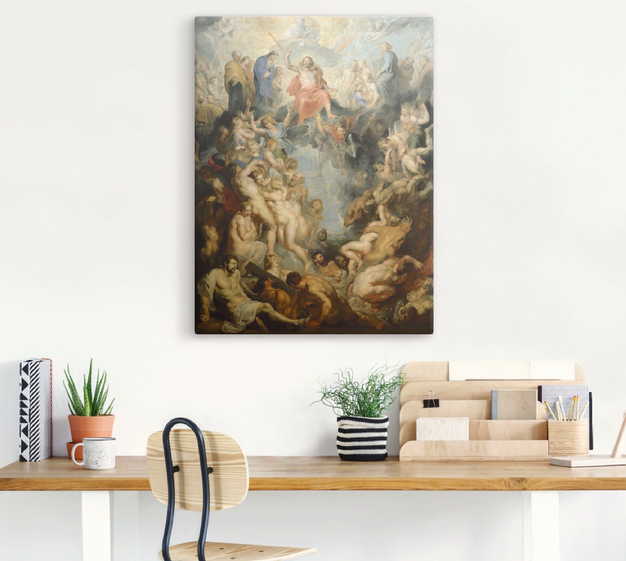 Artland Artprint Het grote laatste oordeel. 1617 als artprint op linnen, muursticker in verschillende maten