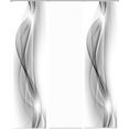 home wohnideen paneelgordijn neblana set van 3 gordijnstof in zijde-look, digitaal bedrukt (3 stuks) grijs