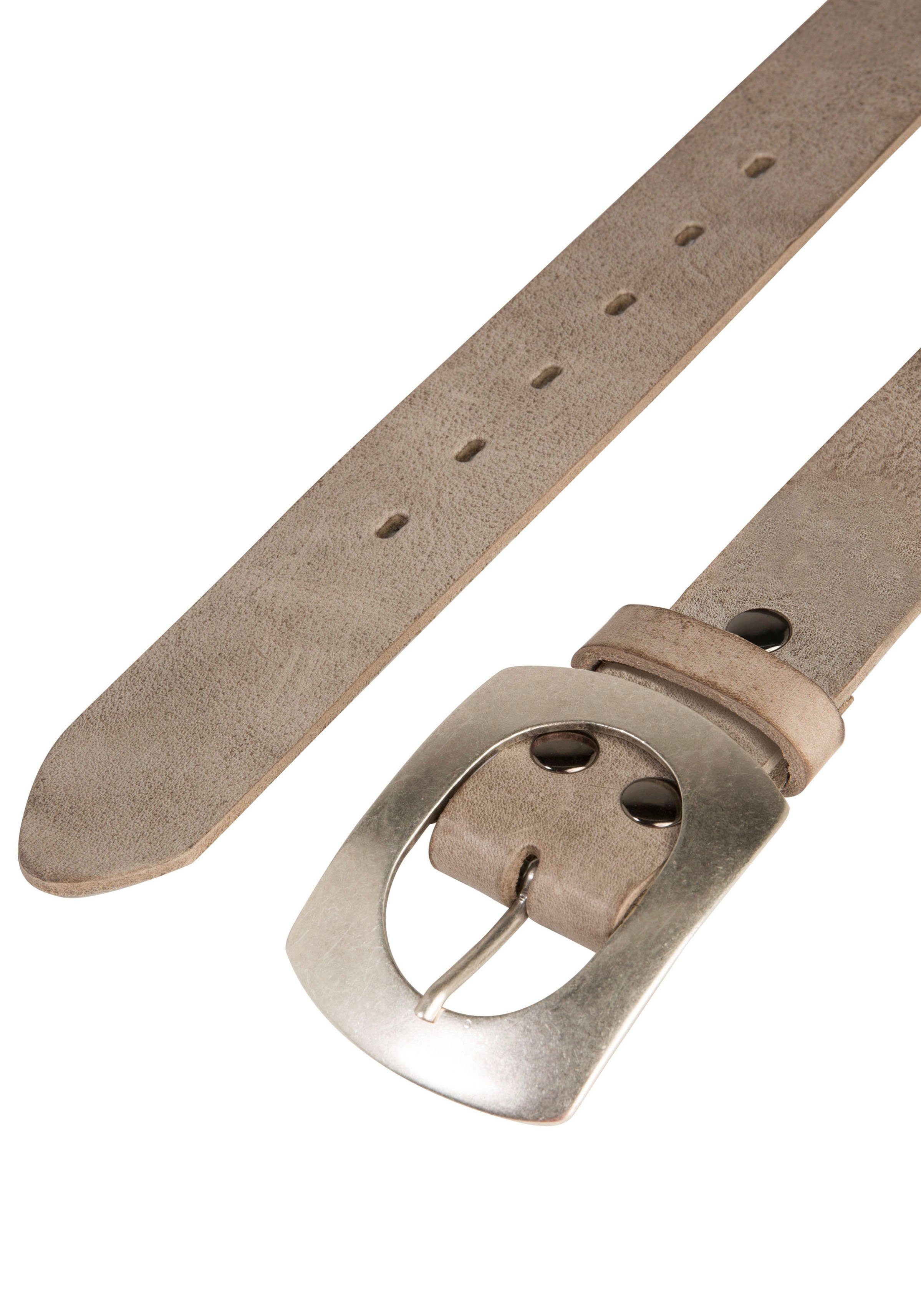 RETTUNGSRING by showroom 019° Leren riem met verwisselbare sluiting "spa doorn"