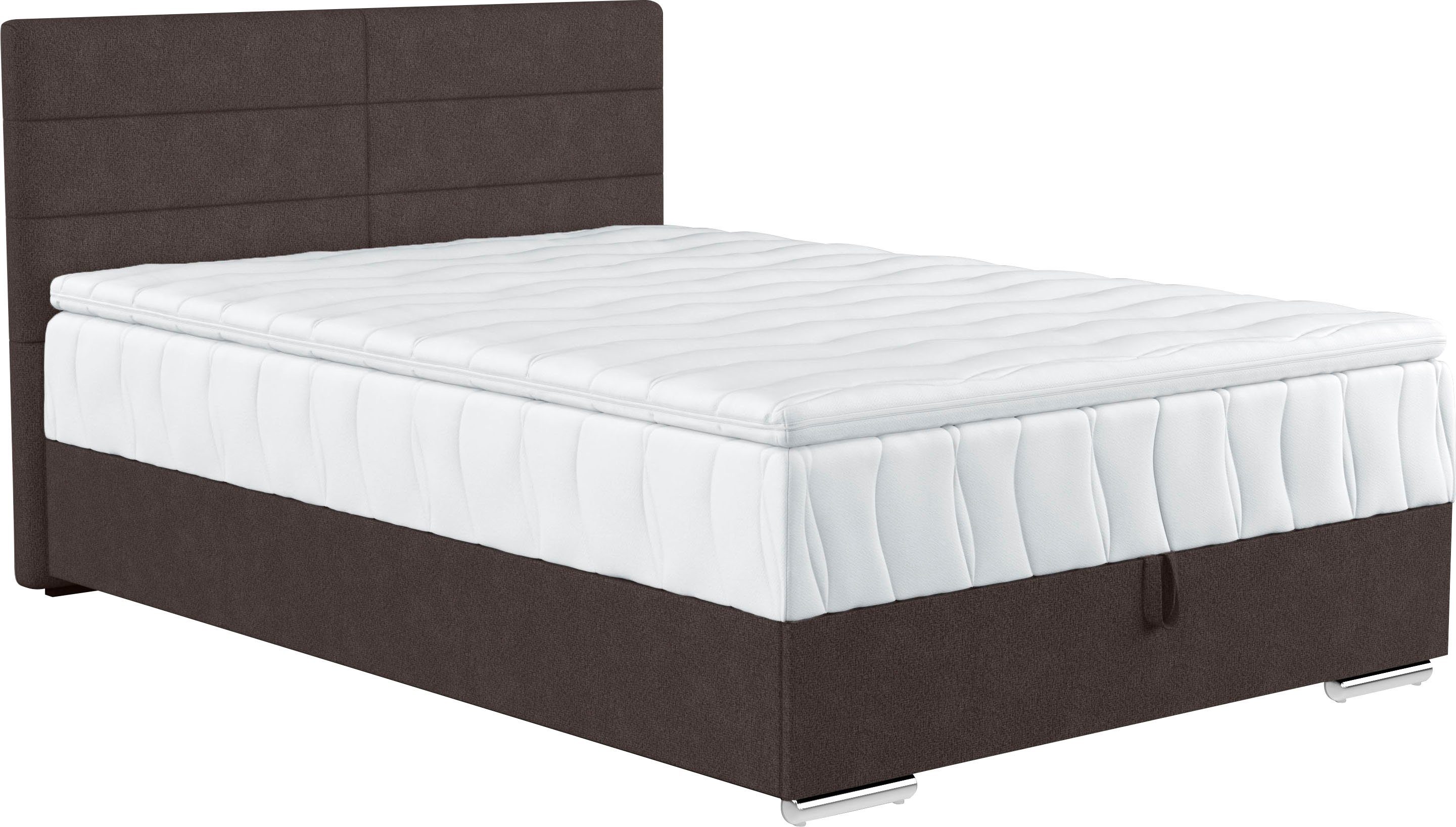 COTTA Boxspring Tom met bedkist, topmatras en sierkussen