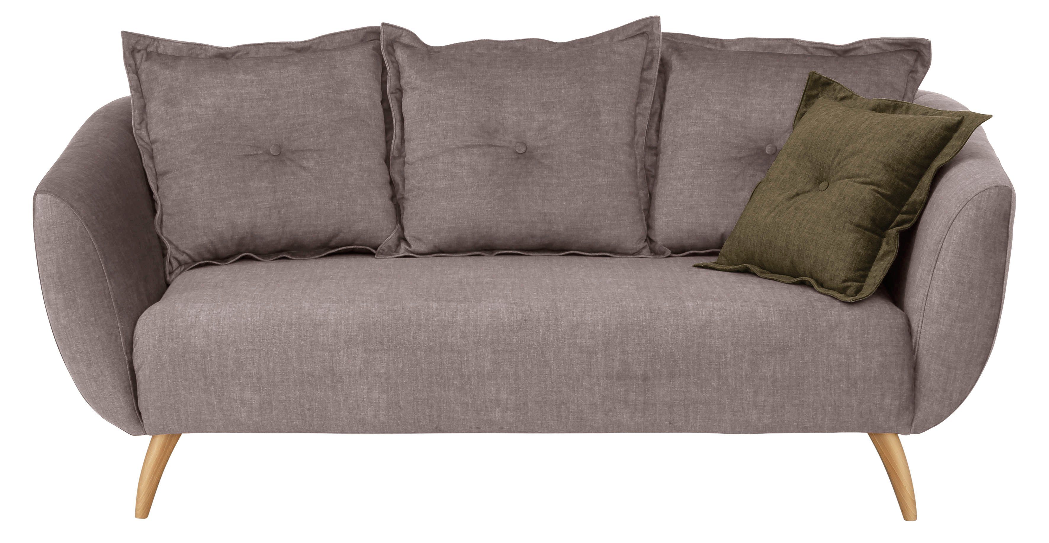 Home affaire 2,5-zitsbank Baggio modern en romantisch design, comfortabel